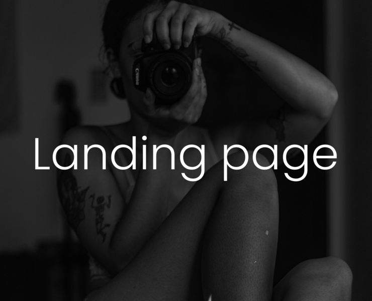 Photographer portfolio - Landing page (Demo ) — Интерфейсы на Dprofile