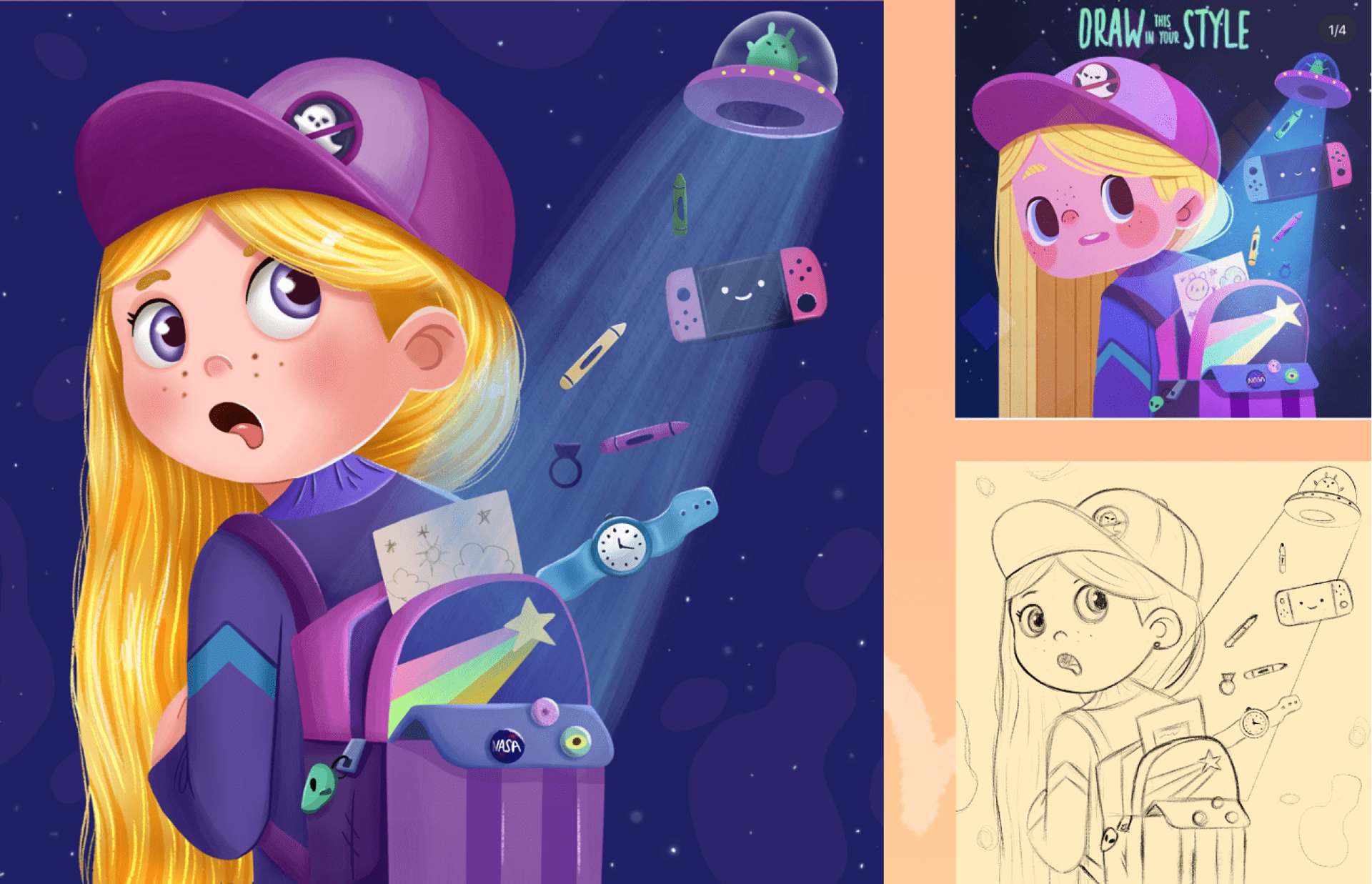 Draw this in your style — Изображение №2 — Иллюстрация на Dprofile