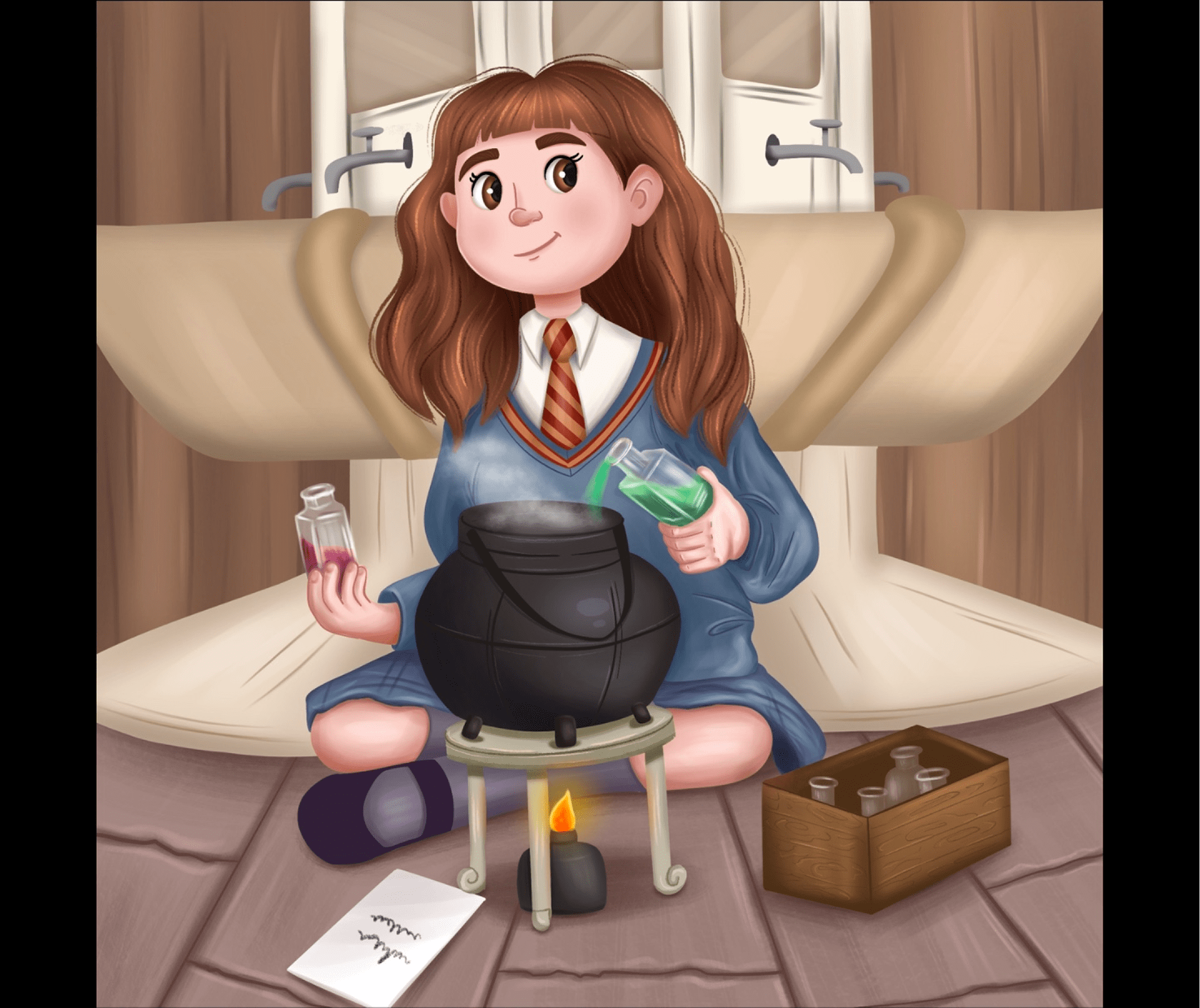 Harry Potter fan art. Character design — Изображение №2 — Иллюстрация на Dprofile