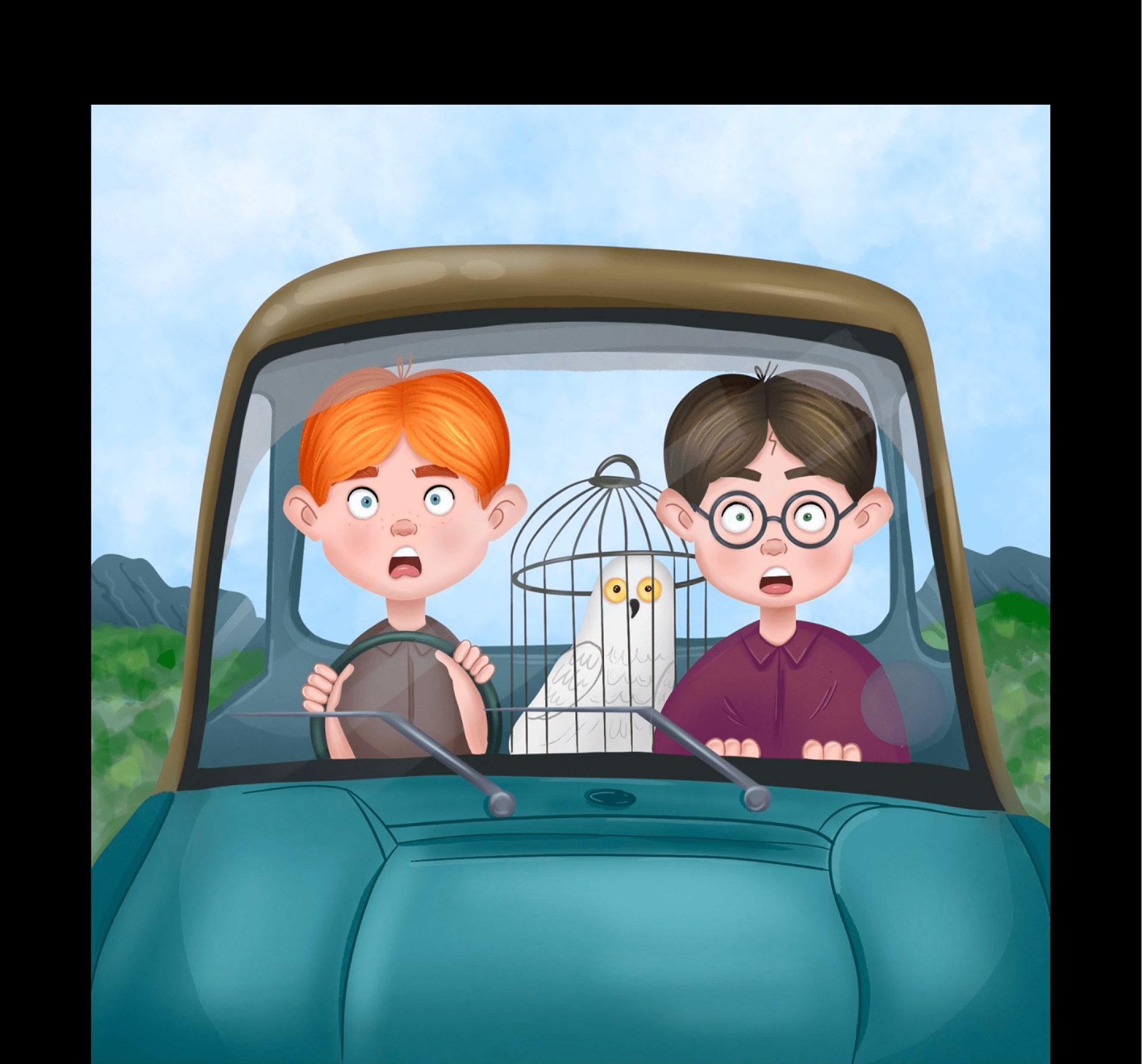 Harry Potter fan art. Character design — Изображение №3 — Иллюстрация на Dprofile