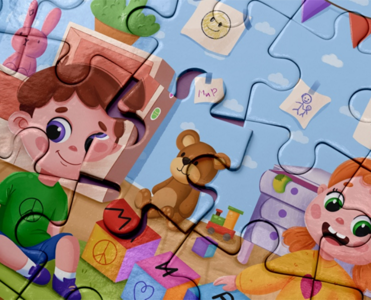 Illustrations for children's puzzles — Иллюстрация на Dprofile
