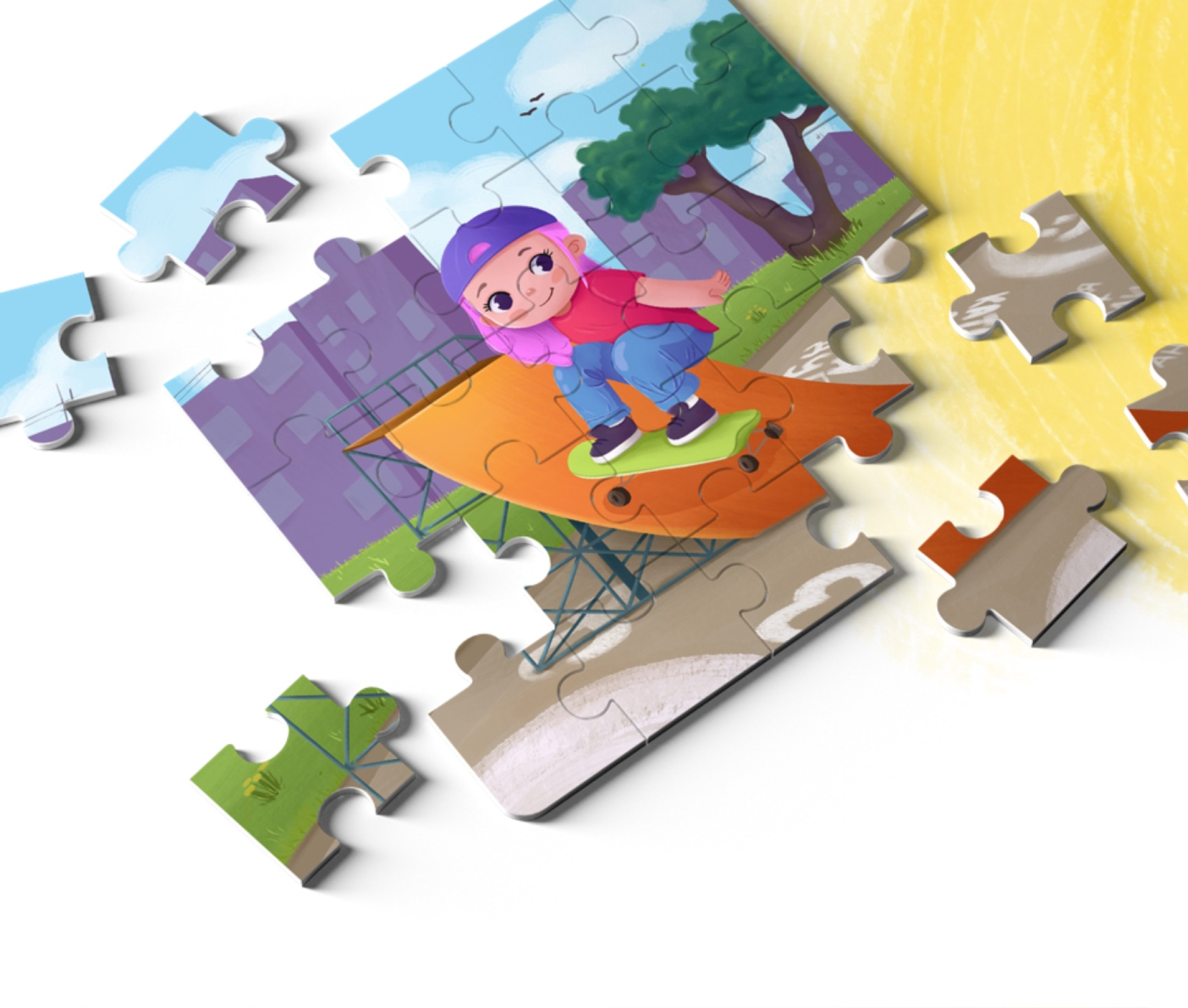 Illustrations for children's puzzles — Изображение №5 — Иллюстрация на Dprofile