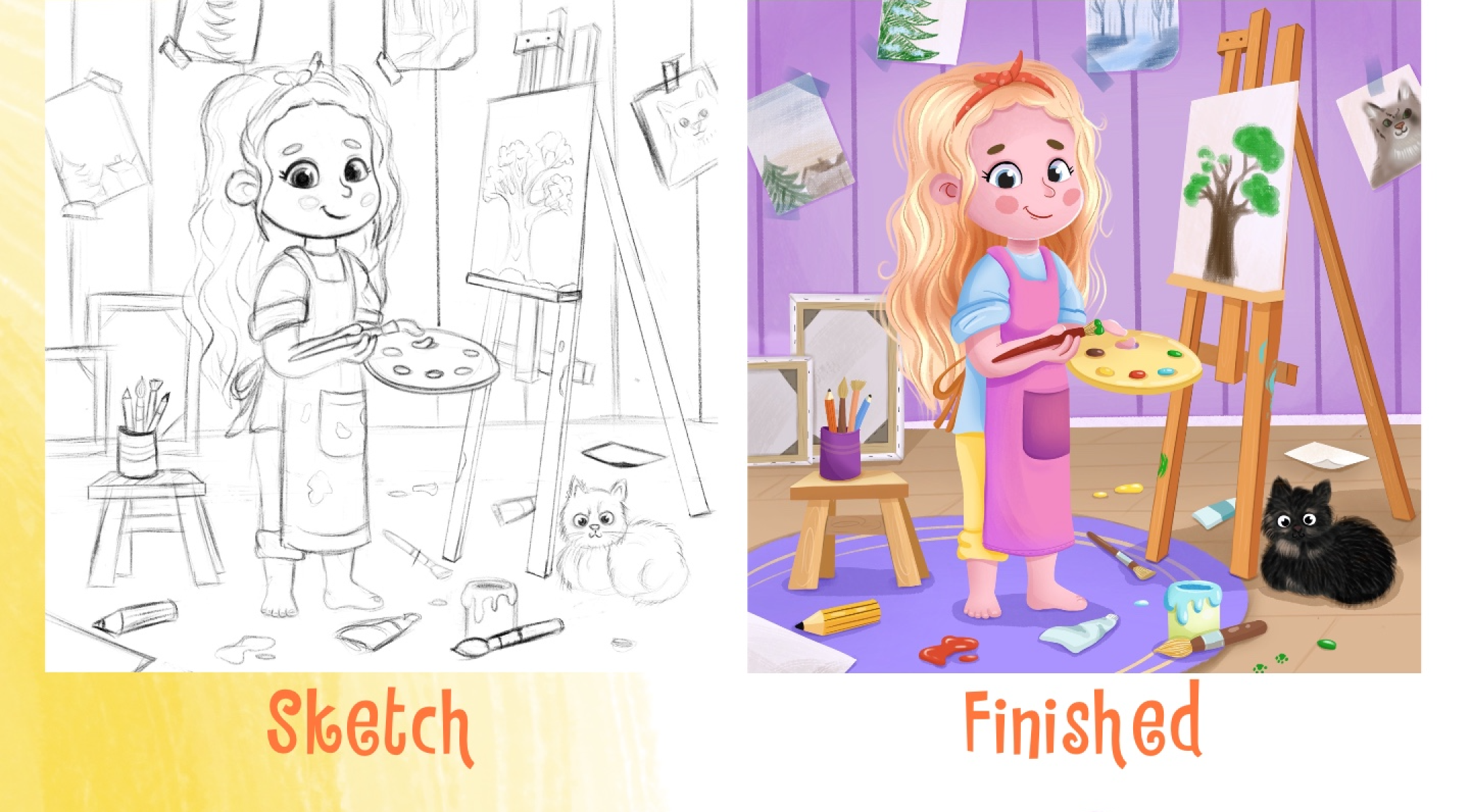 Illustrations for children's puzzles — Изображение №2 — Иллюстрация на Dprofile