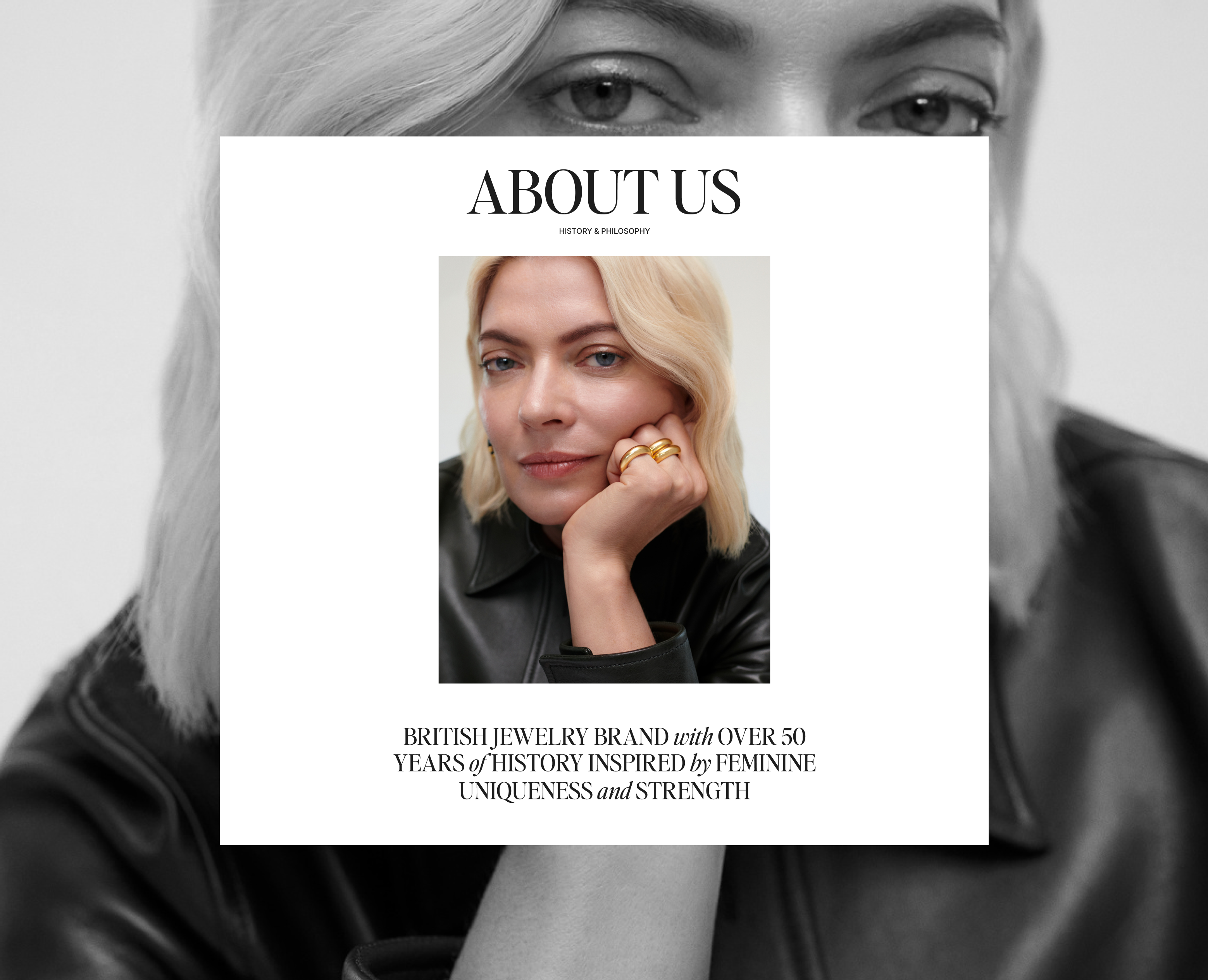 Monica Vinader – Website на Dprofile