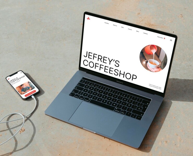 Website redesign for Jeffrey's coffeeshop — Интерфейсы на Dprofile