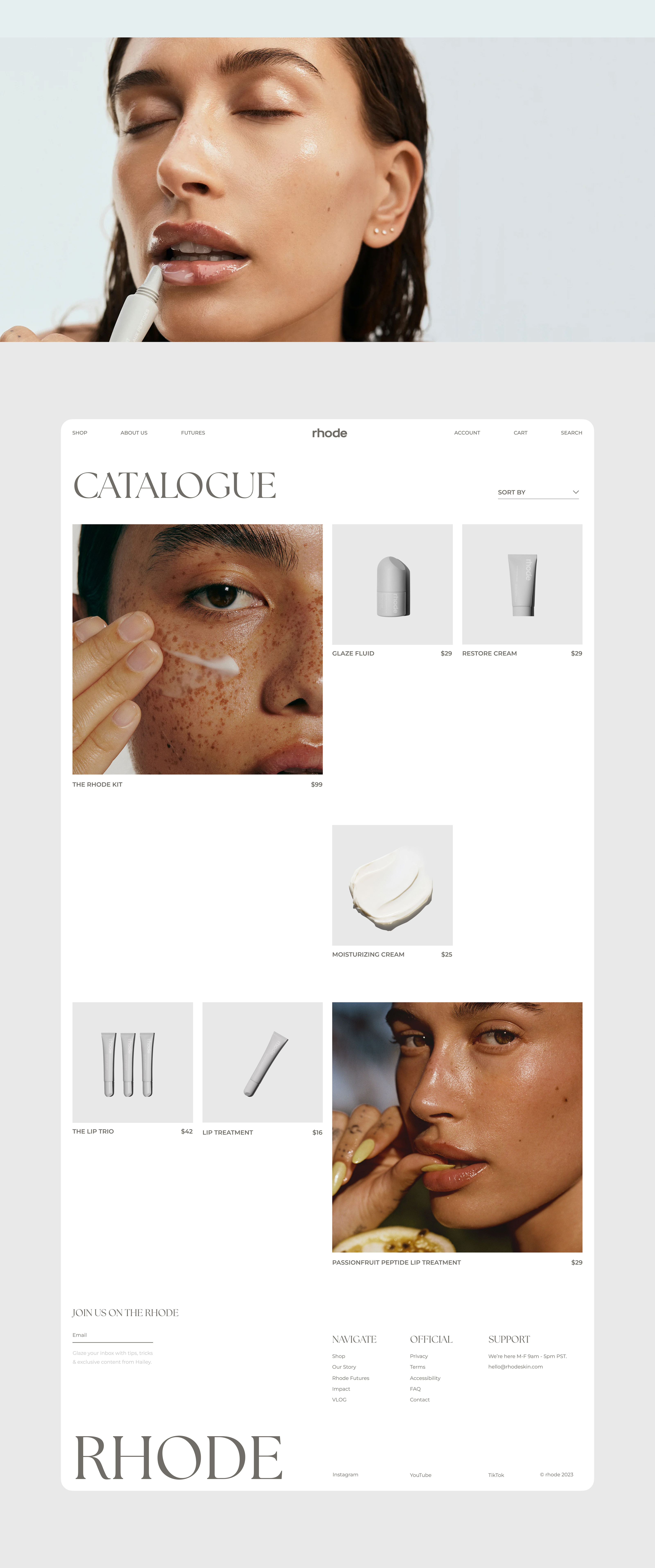 Online cosmetic store — Изображение №4 — Интерфейсы на Dprofile