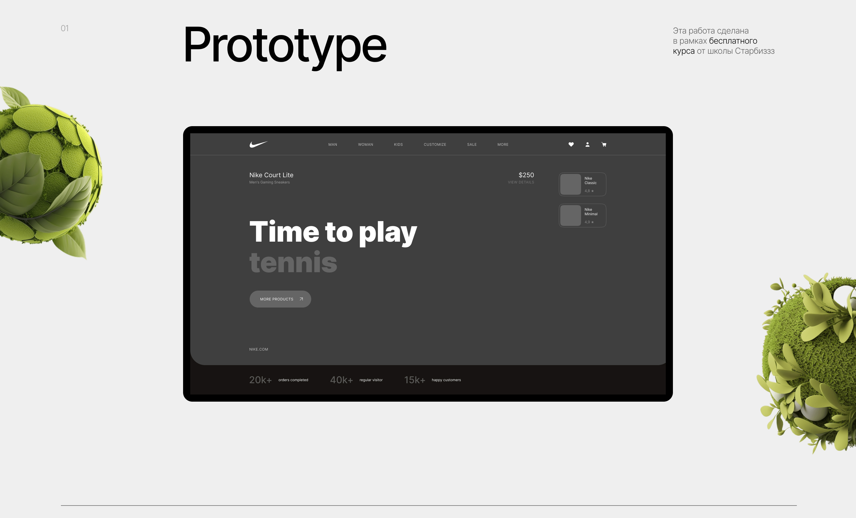 Nike Sneakers | Redesign concept — Изображение №2 — Интерфейсы, Иллюстрация на Dprofile