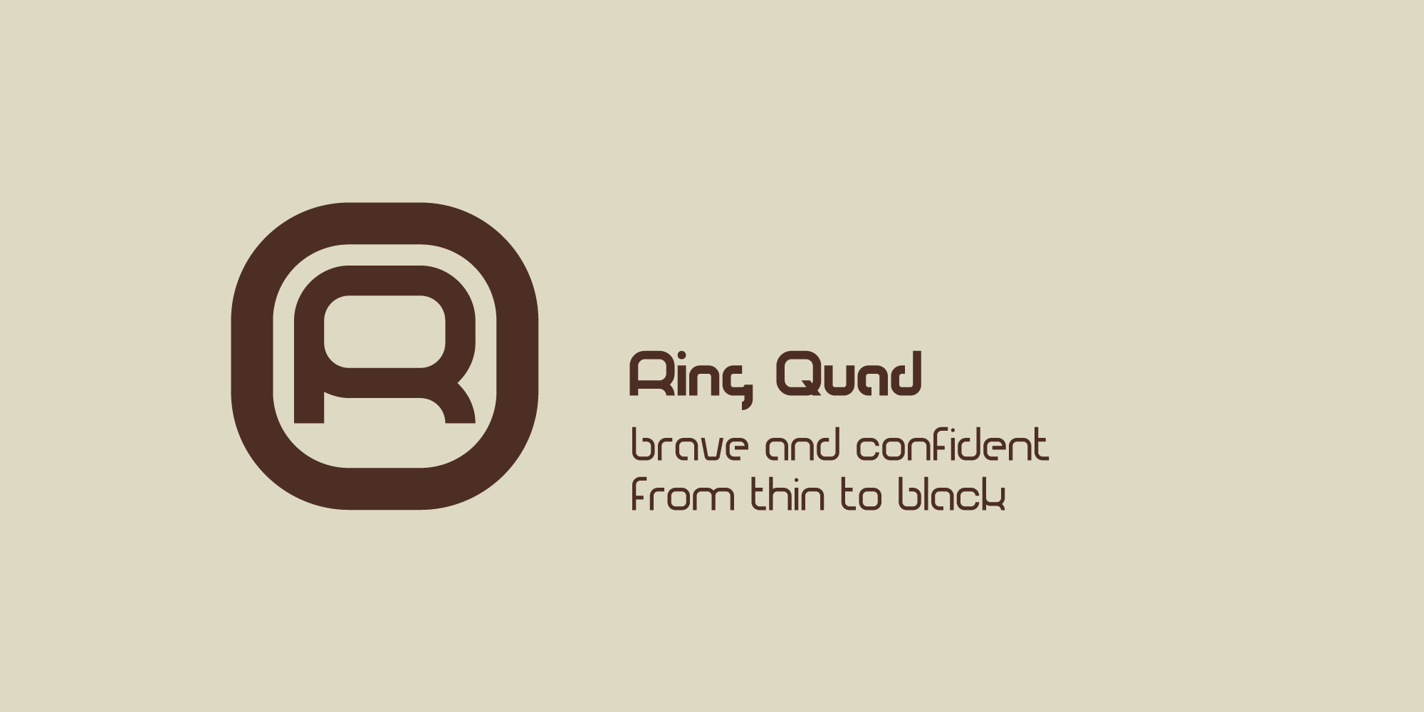 Ring Quad Font — Изображение №3 — Графика на Dprofile