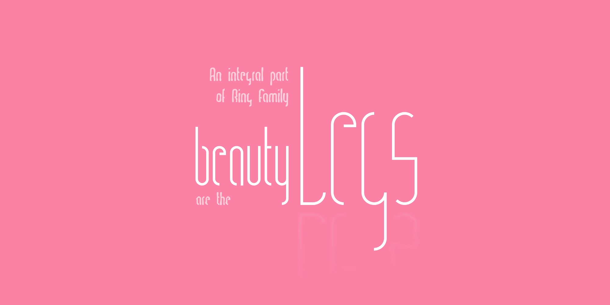 Ring Legs Font — Изображение №2 — Графика на Dprofile