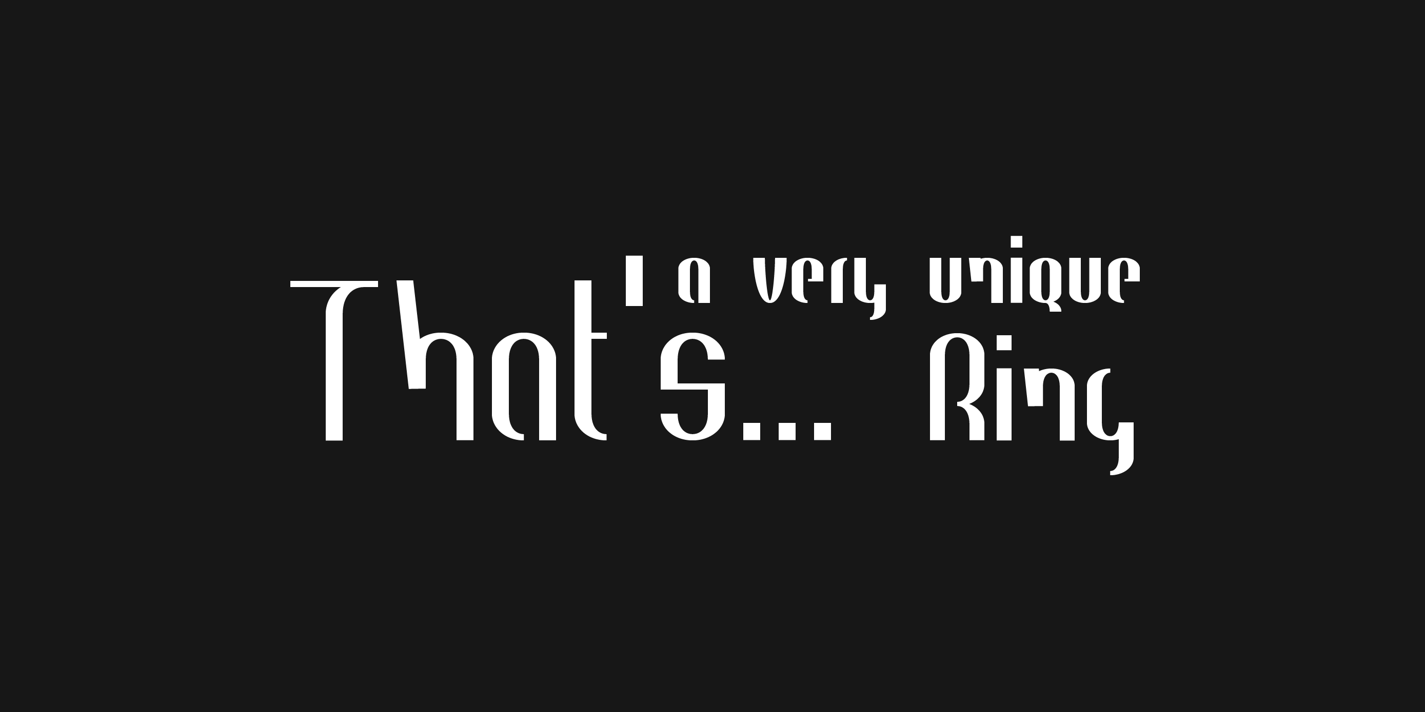Ring Eyes Font — Изображение №4 — Графика на Dprofile