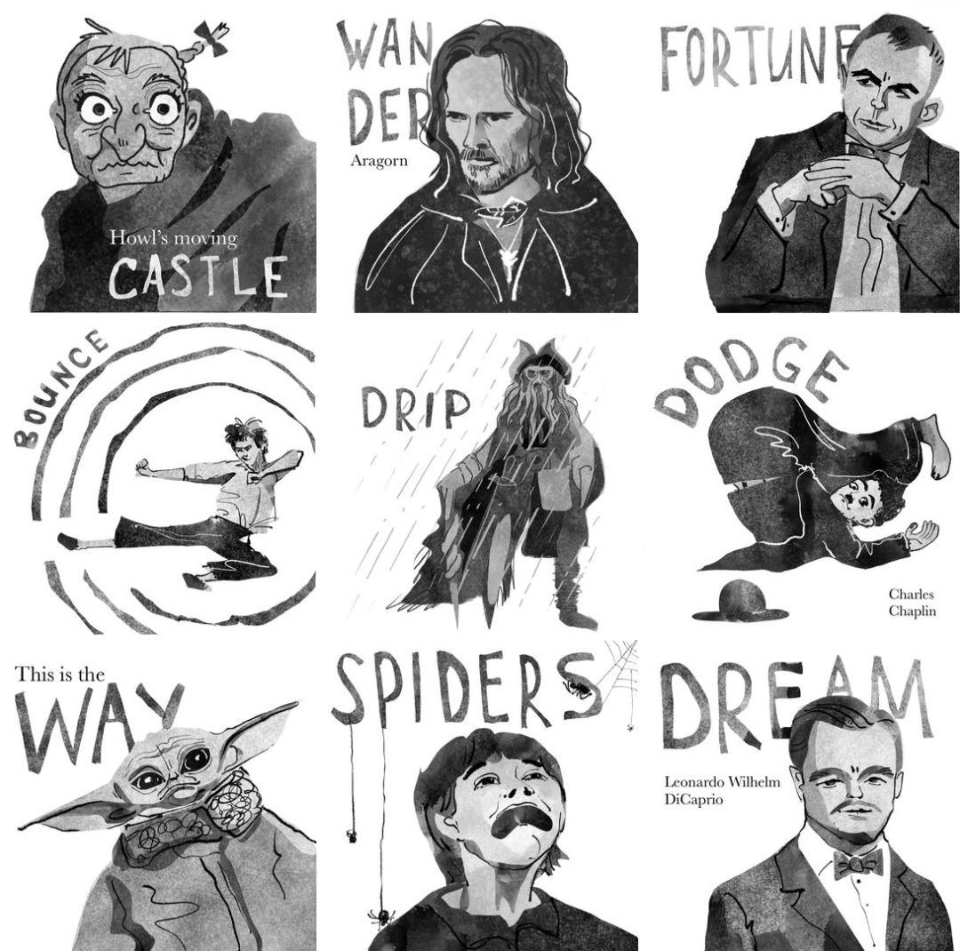 Inktober 2023 — Изображение №1 — Иллюстрация, Графика на Dprofile