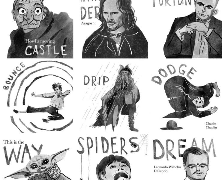 Inktober 2023 — Иллюстрация, Графика на Dprofile