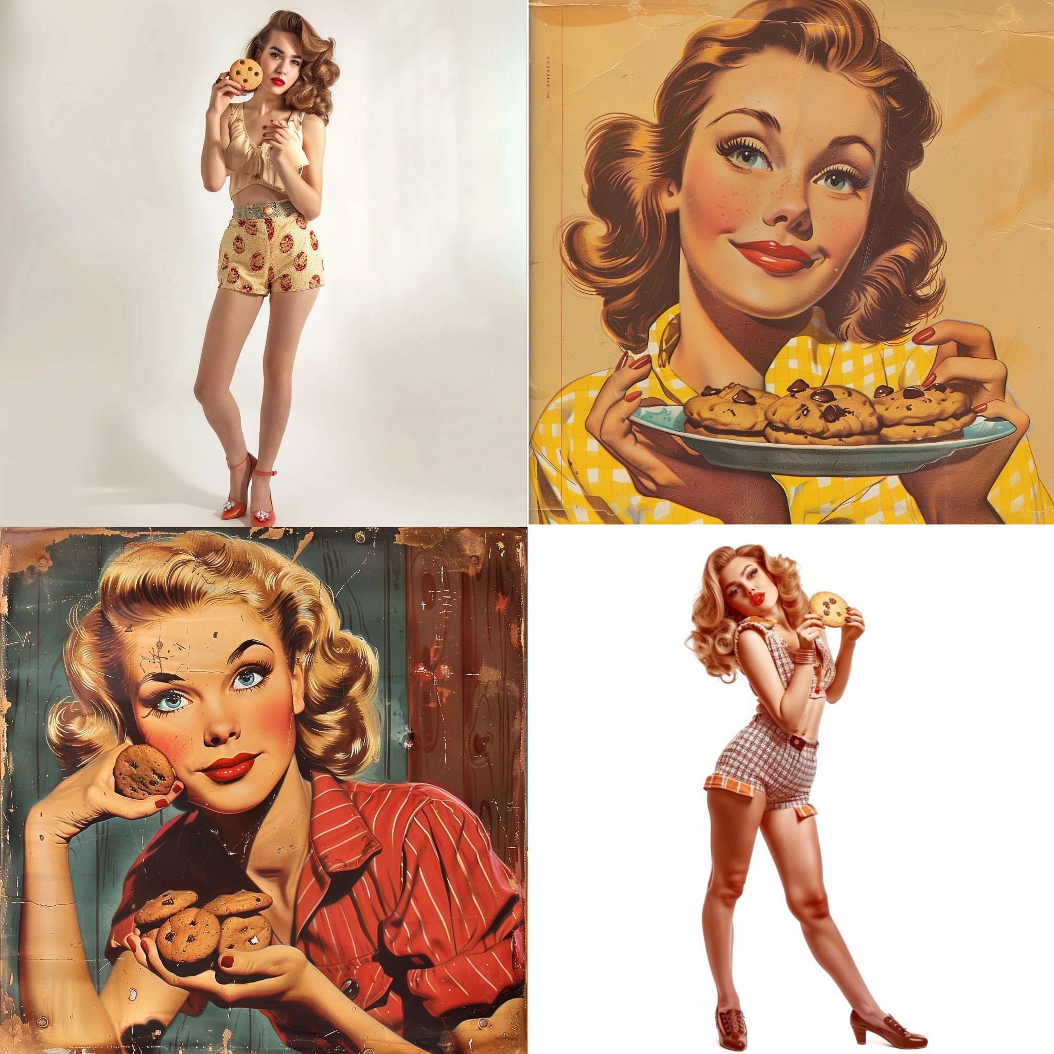 Дизайн упаковки печенья с иллюстрацией в стиле пин-ап — Изображение №2 — Интерфейсы, Брендинг на Dprofile