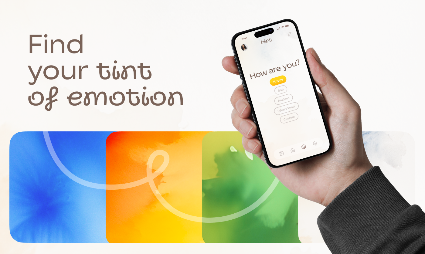 Hint | mood tracker app — Изображение №10 — Интерфейсы, Брендинг на Dprofile