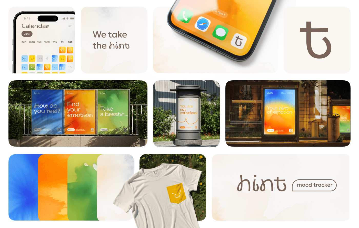 Hint | mood tracker app — Изображение №6 — Интерфейсы, Брендинг на Dprofile