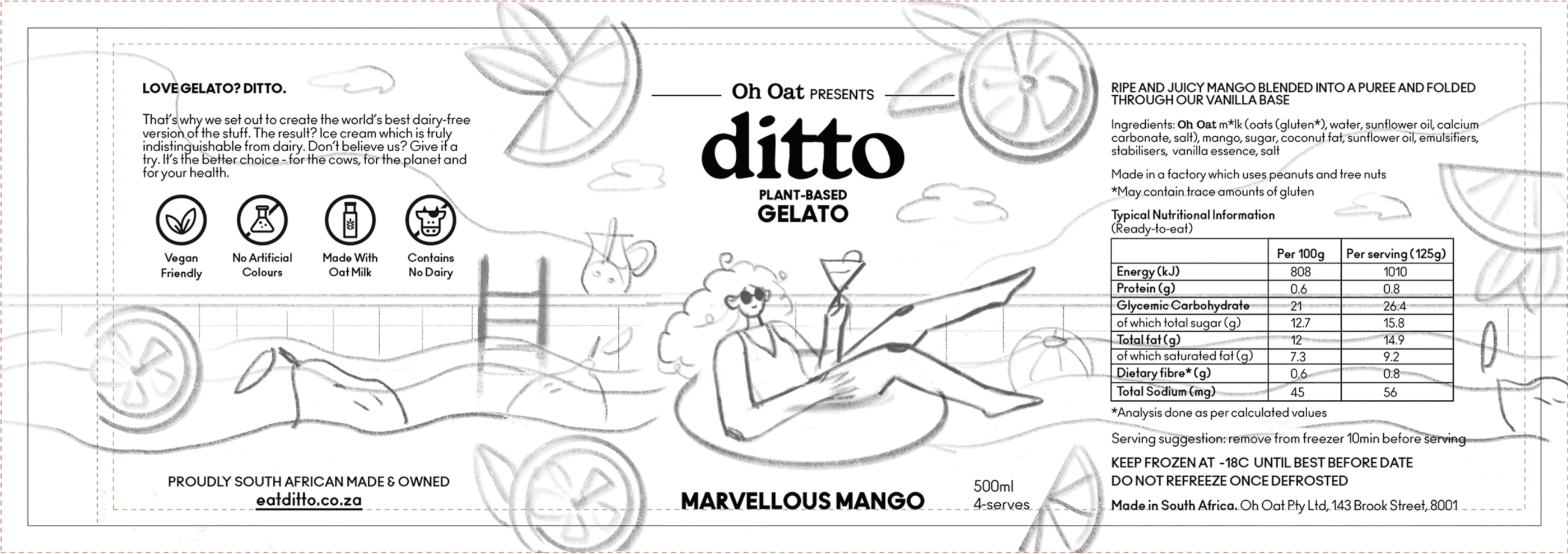 Ditto - Веганское мороженое — Изображение №10 — Брендинг, Иллюстрация на Dprofile