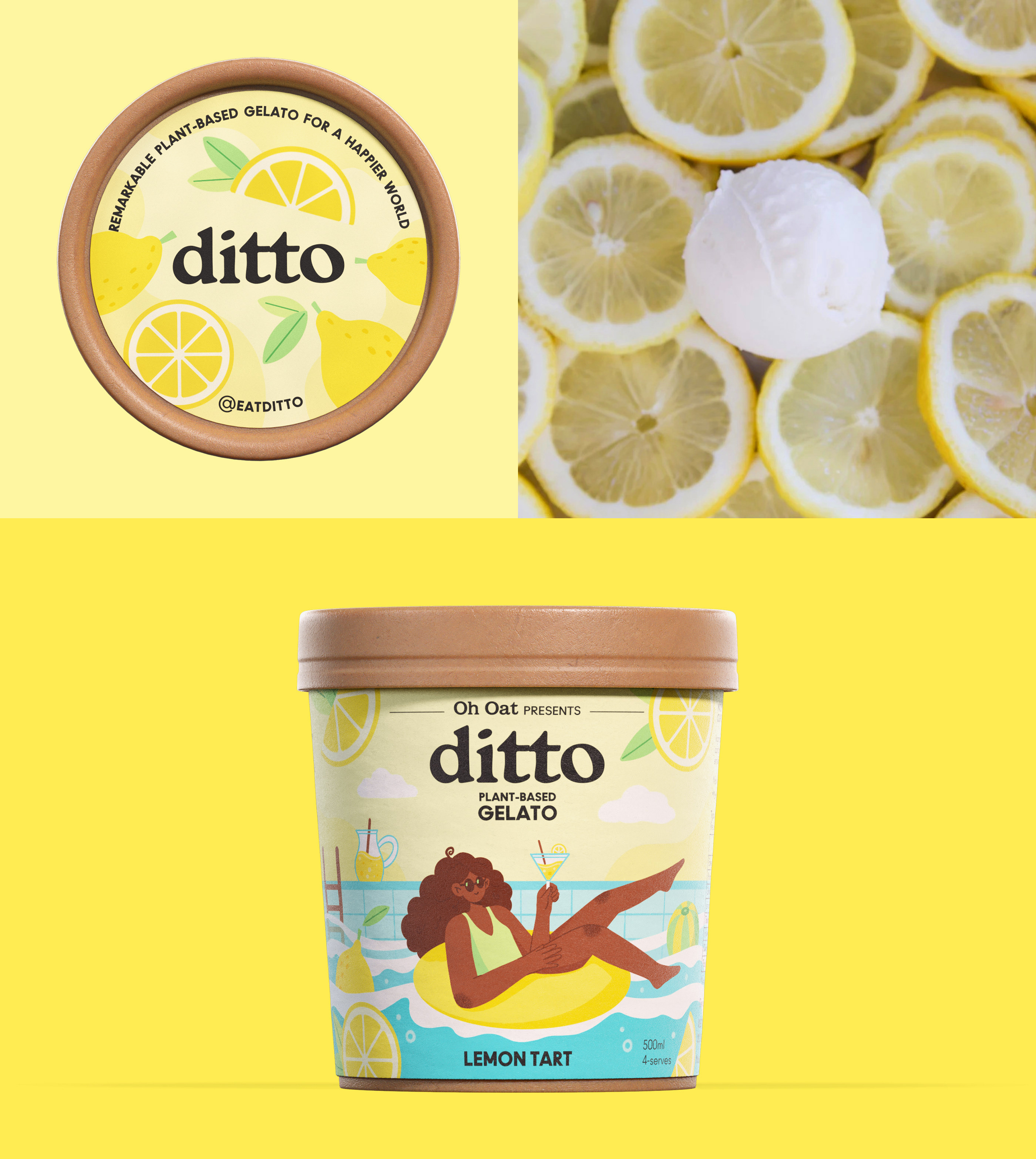 Ditto - Веганское мороженое — Изображение №15 — Брендинг, Иллюстрация на Dprofile