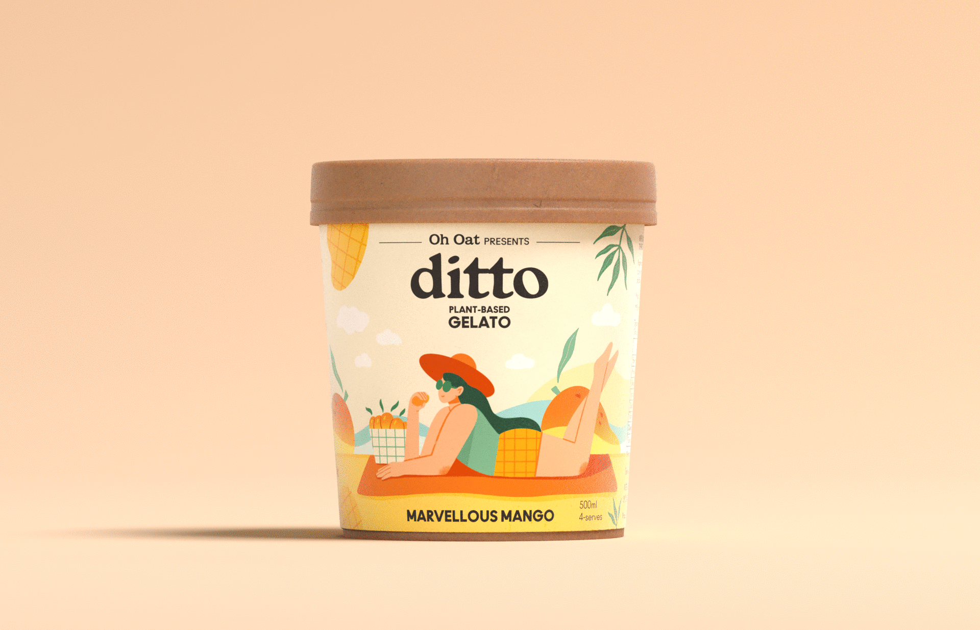 Ditto - Веганское мороженое — Изображение №19 — Брендинг, Иллюстрация на Dprofile