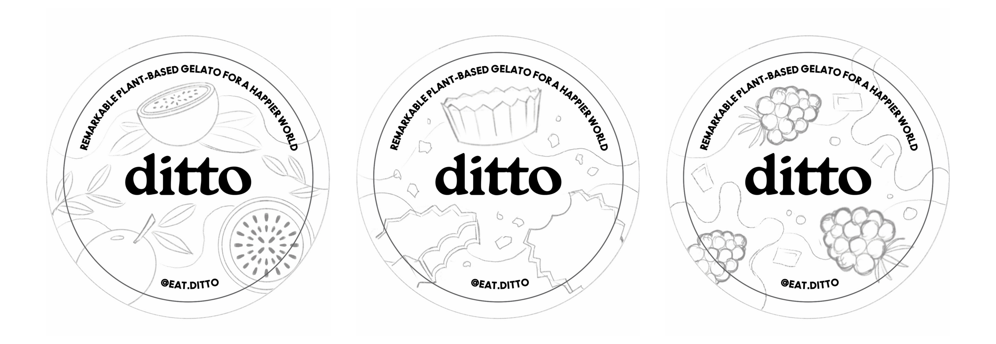 Ditto pt.2 — Веганское мороженое — Изображение №11 — Иллюстрация, 3D на Dprofile