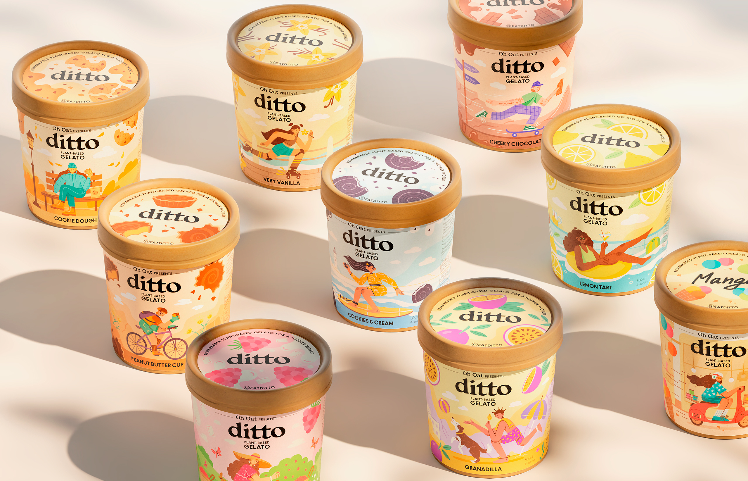 Ditto pt.2 — Веганское мороженое — Изображение №14 — Иллюстрация, 3D на Dprofile
