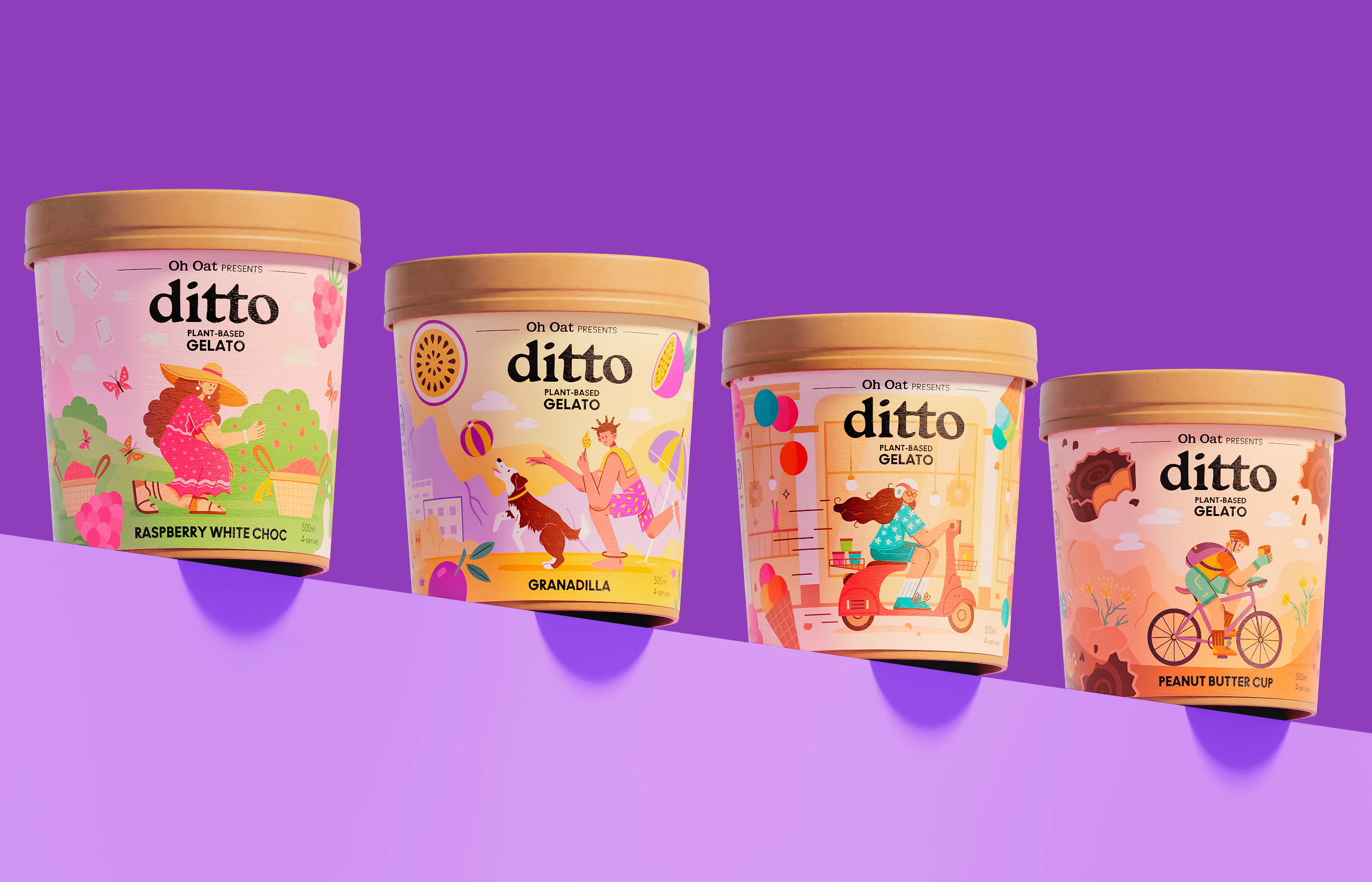 Ditto pt.2 — Веганское мороженое — Изображение №3 — Иллюстрация, 3D на Dprofile