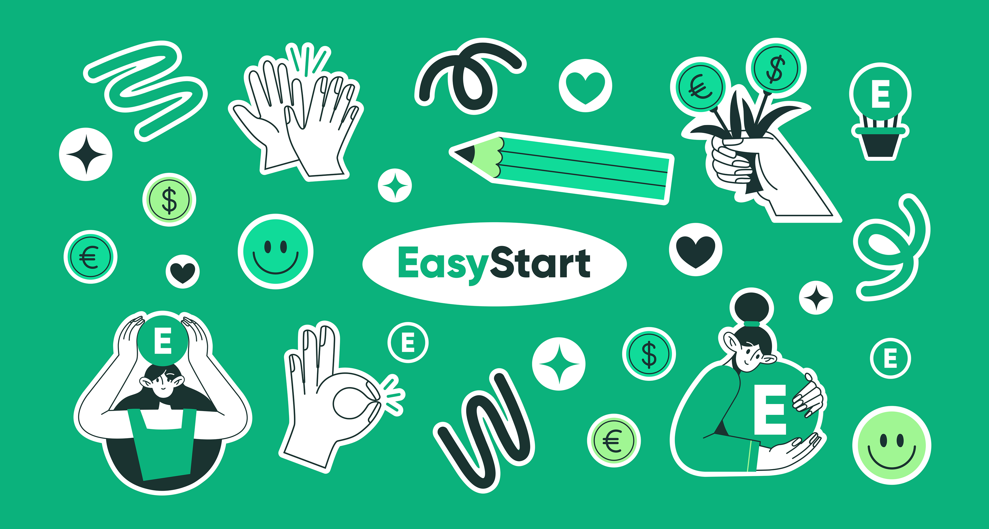 EasyStart — Иллюстрации для бренда — Изображение №23 — Брендинг, Иллюстрация на Dprofile