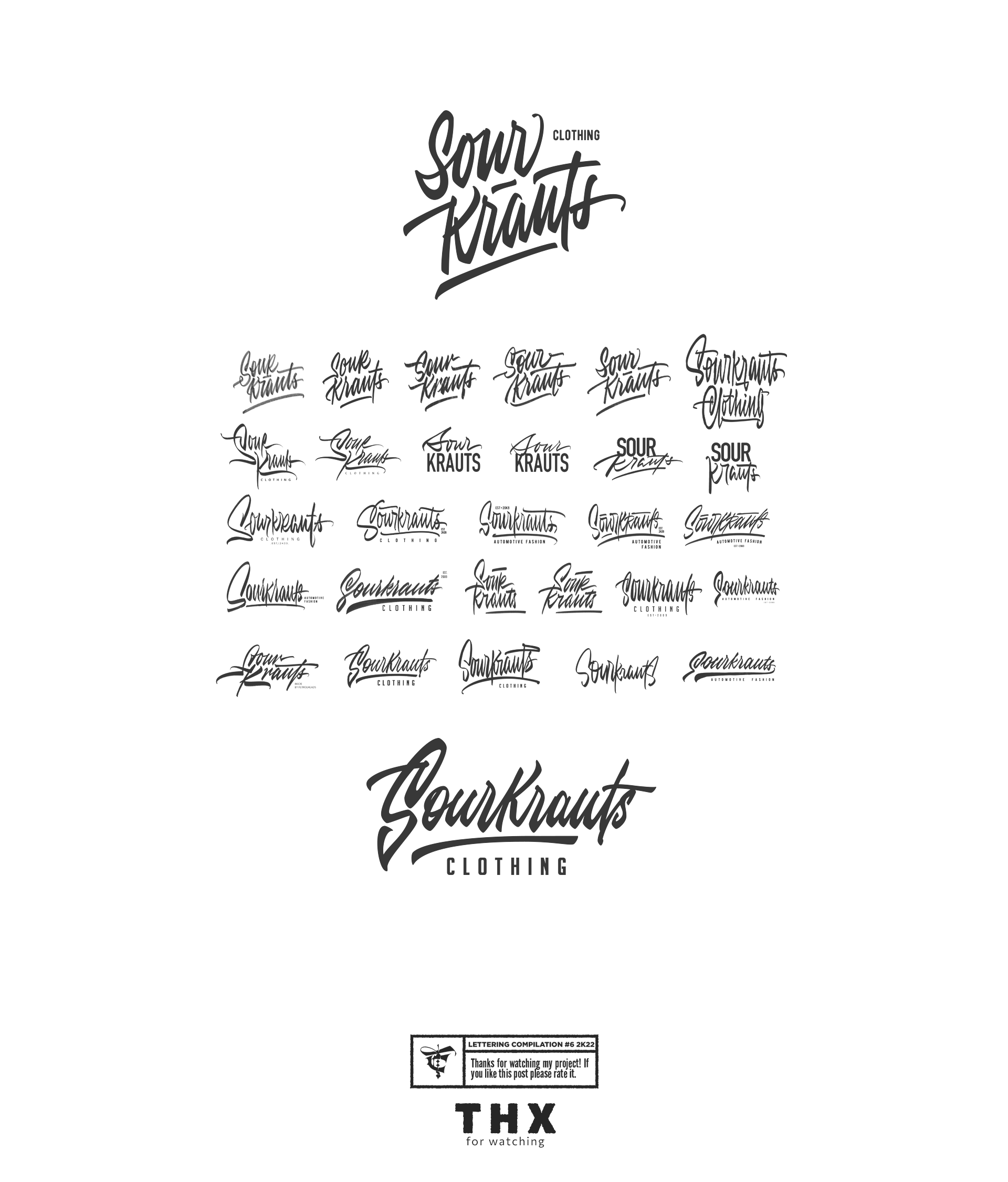 Lettering compilation #6 2K22 /Lettering-prints-badges/ — Изображение №8 — Графика на Dprofile