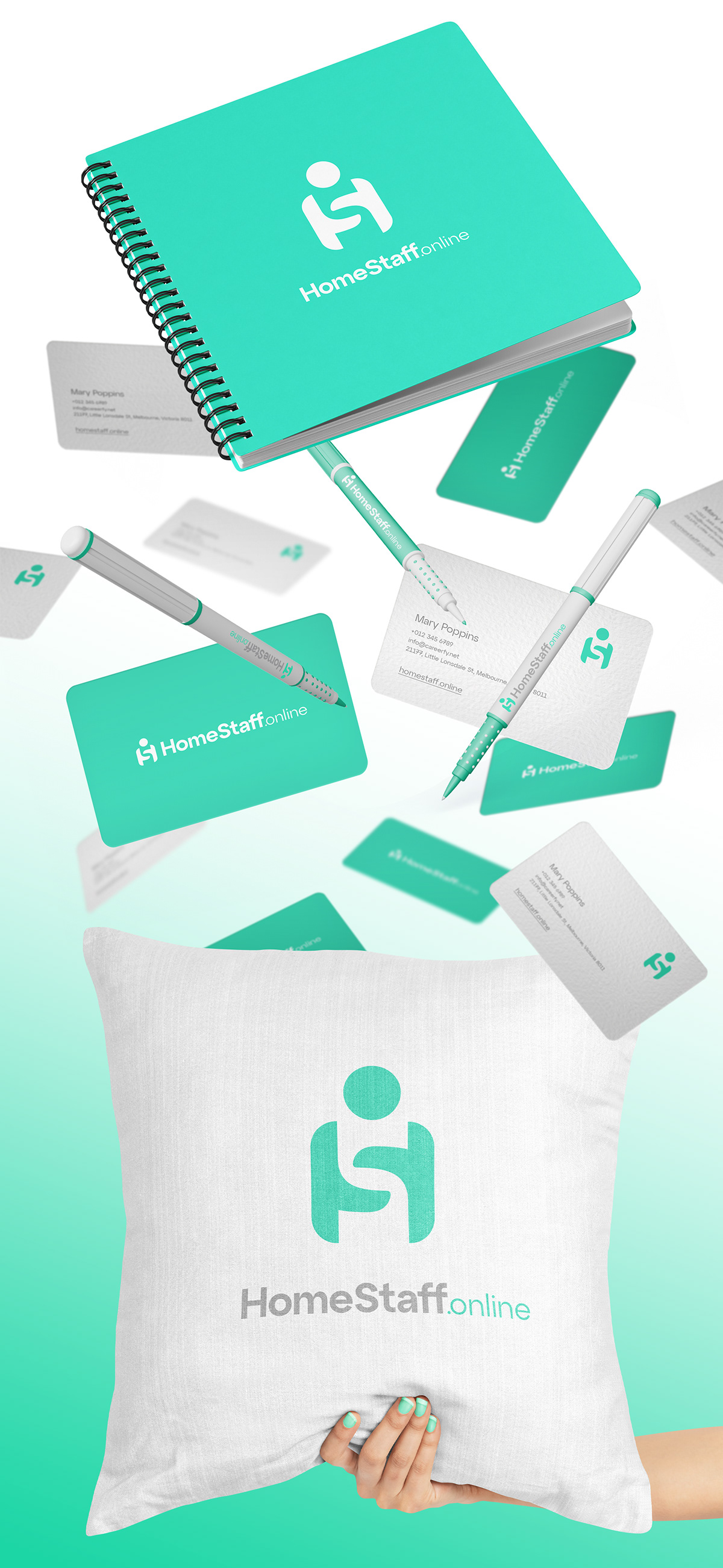 HomeStaff.online Brand Identity — Изображение №1 — Брендинг на Dprofile