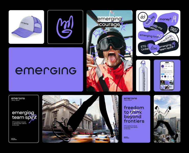 ETG ребрендинг / Корпоративная айдентика на Dprofile