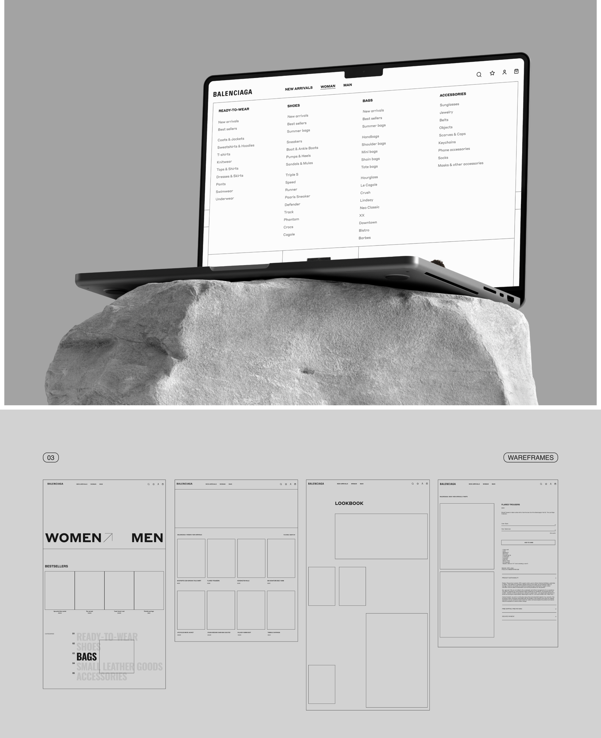 BALENCIAGA | E-commerce redesign — Изображение №8 — Интерфейсы на Dprofile