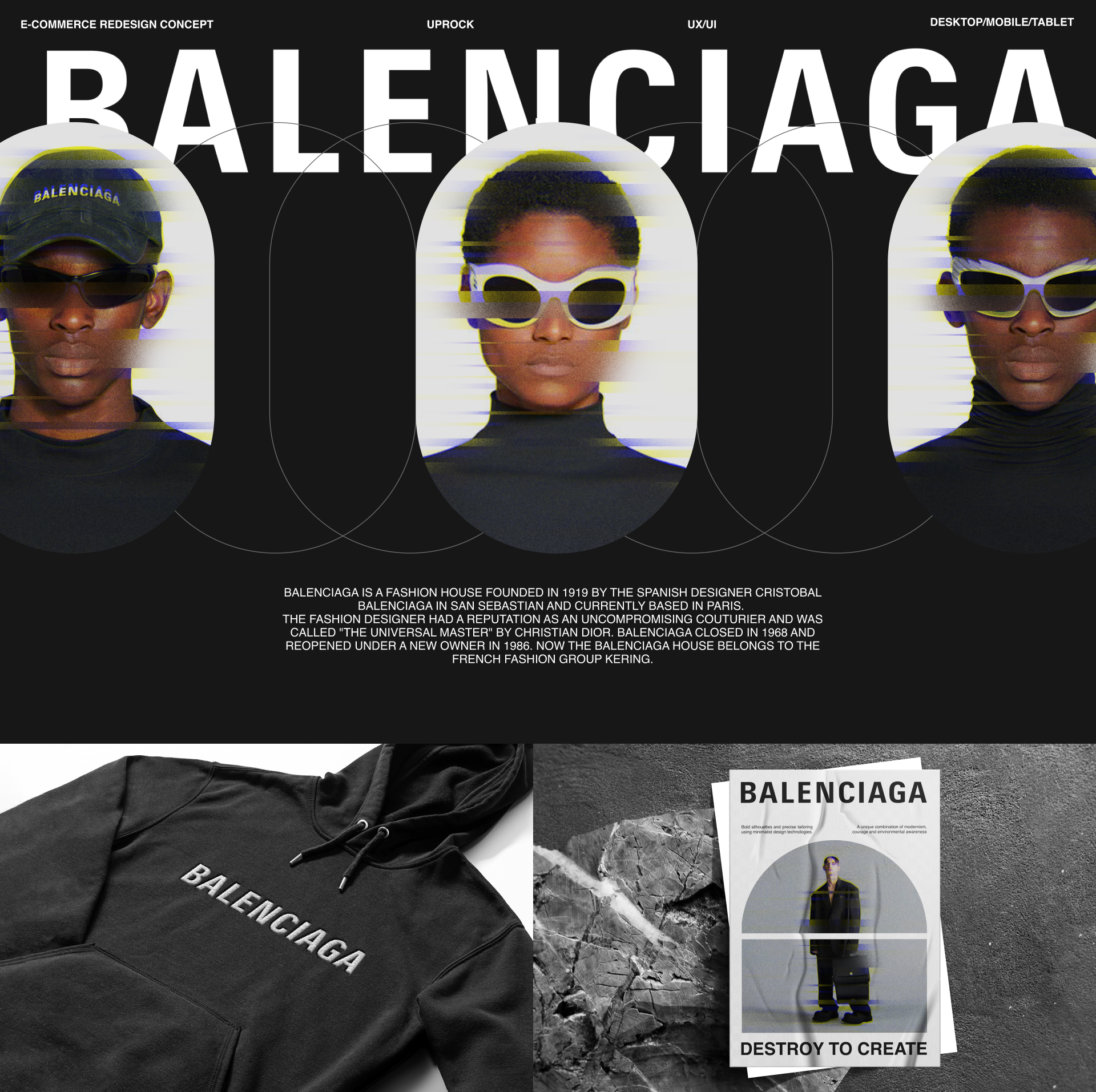 BALENCIAGA | E-commerce redesign — Изображение №1 — Интерфейсы на Dprofile