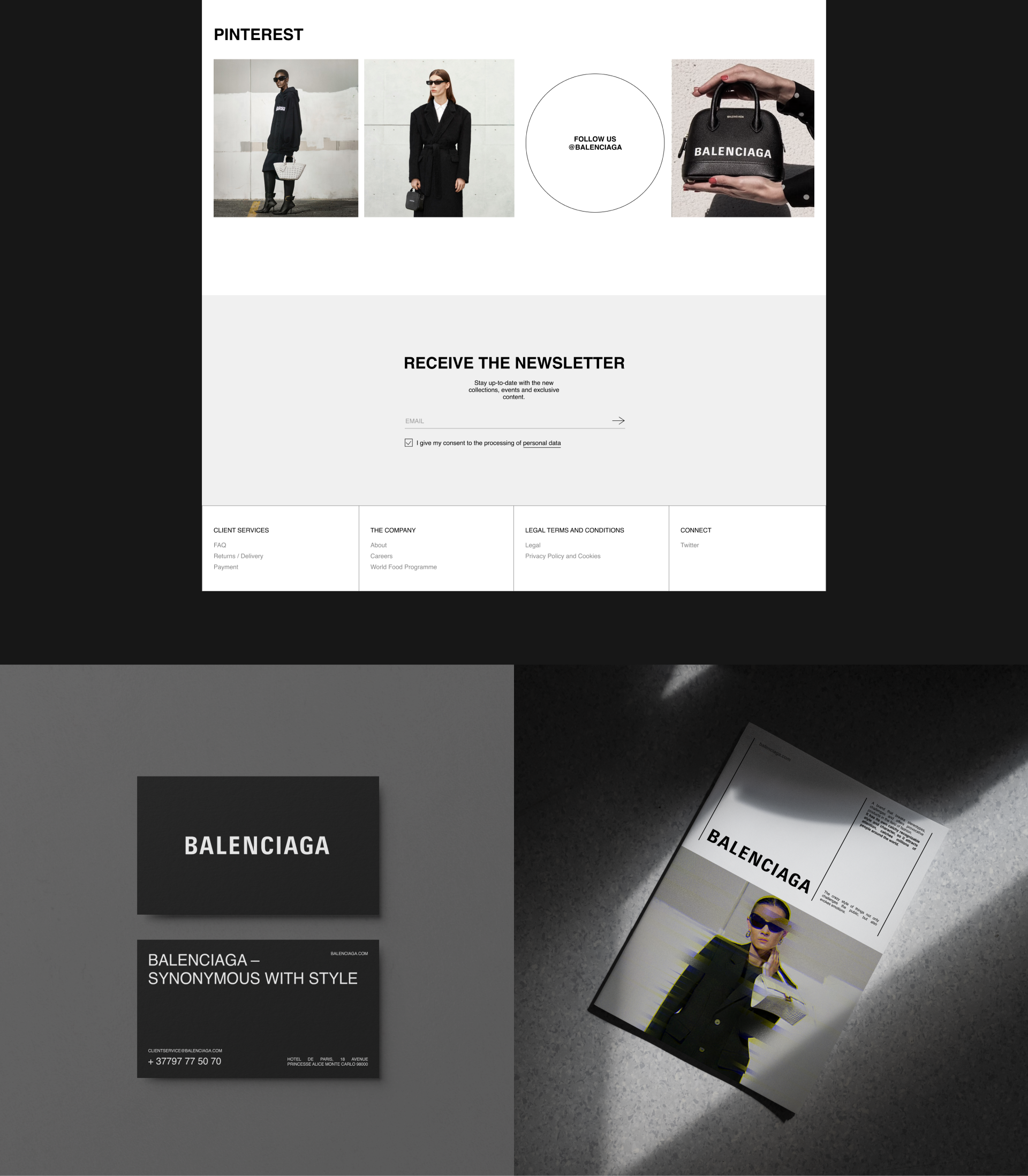 BALENCIAGA | E-commerce redesign — Изображение №4 — Интерфейсы на Dprofile