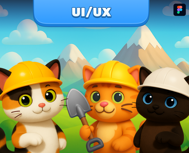 UI/UX Game. Коты копатели — Интерфейсы на Dprofile