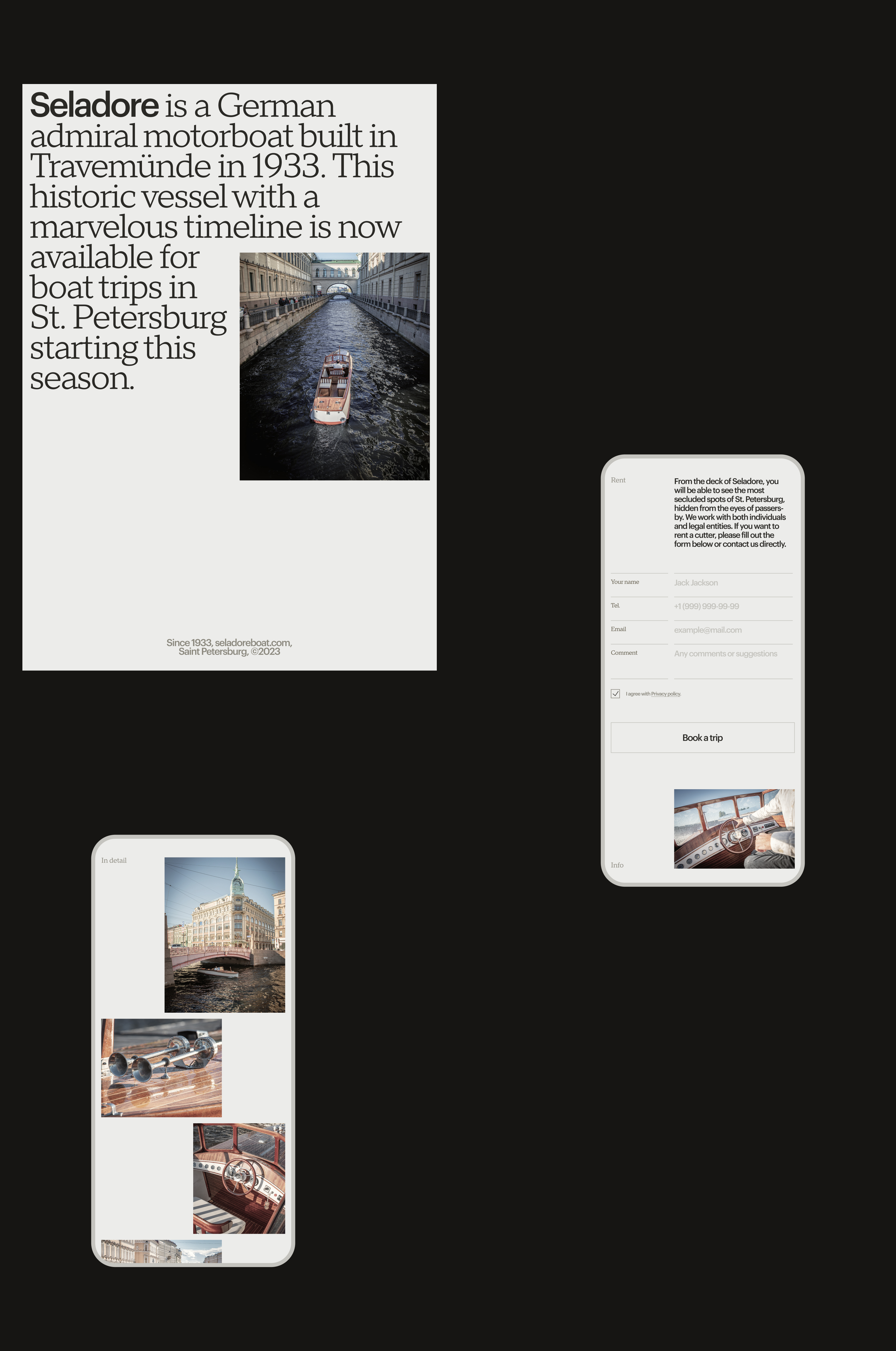 Seladore — Since 1933 — Изображение №8 — Интерфейсы, Брендинг на Dprofile