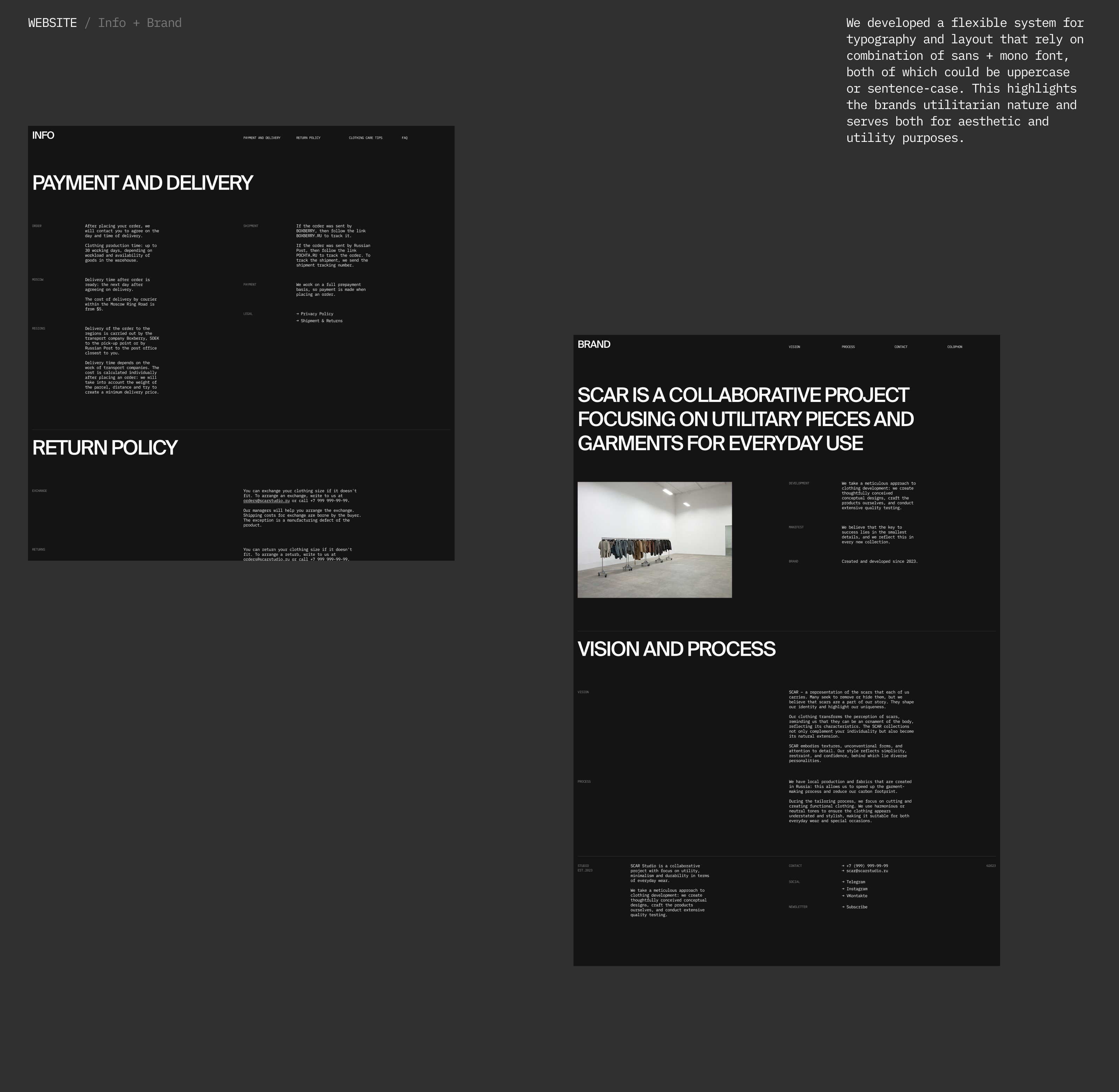 SCAR Studio — Изображение №7 — Интерфейсы, Брендинг на Dprofile