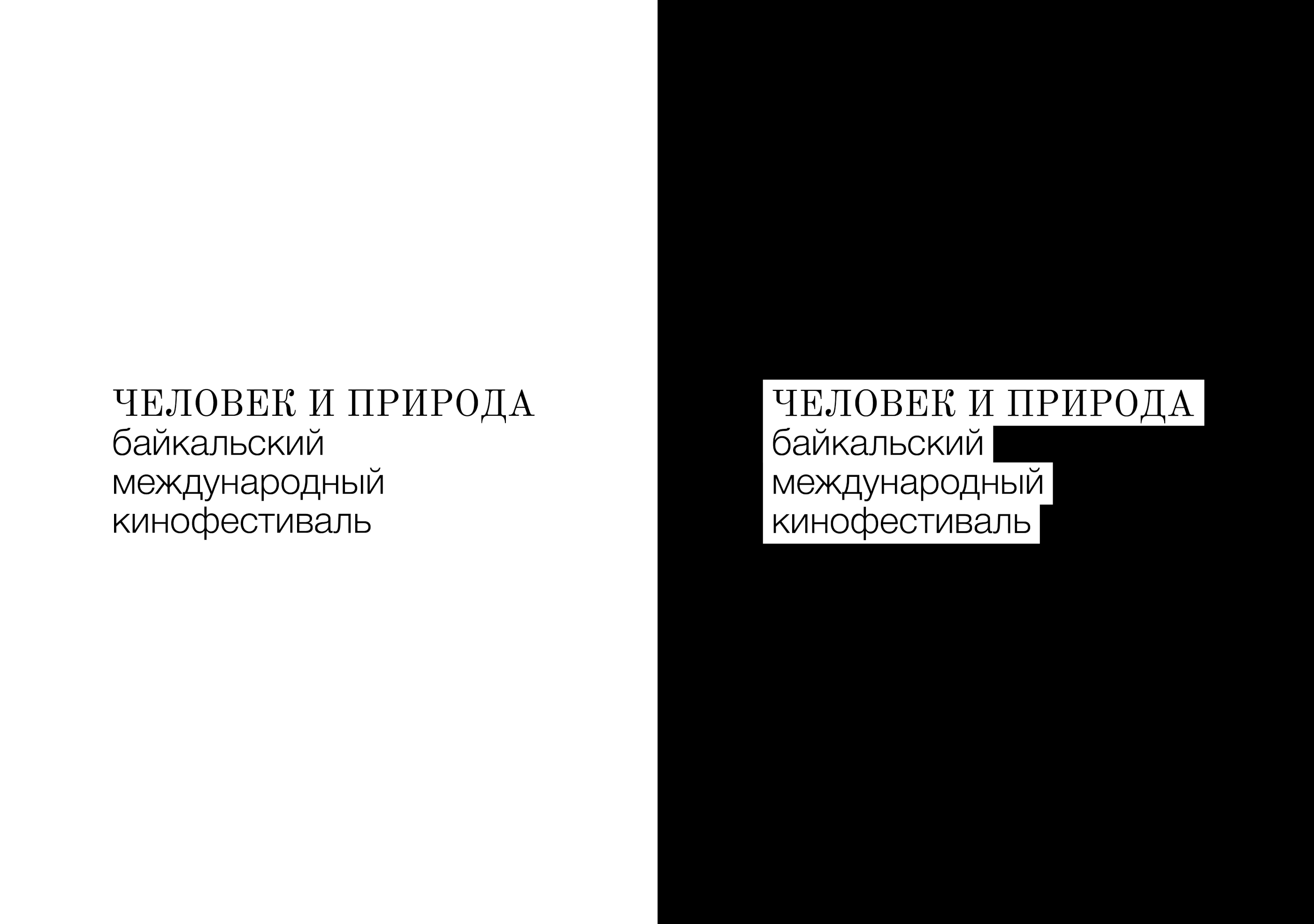 Ребрендинг кинофестиваля «Человек и природа» — Изображение №6 — Брендинг, Графика на Dprofile