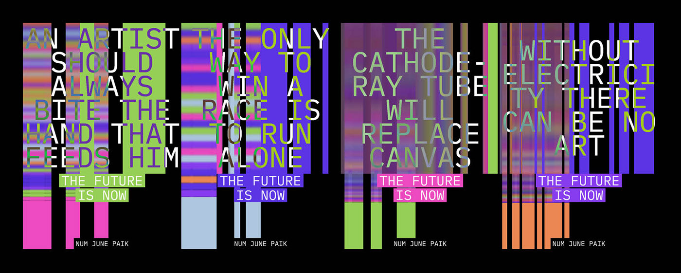 Num June Paik generative posters — Изображение №4 — Графика, Анимация на Dprofile