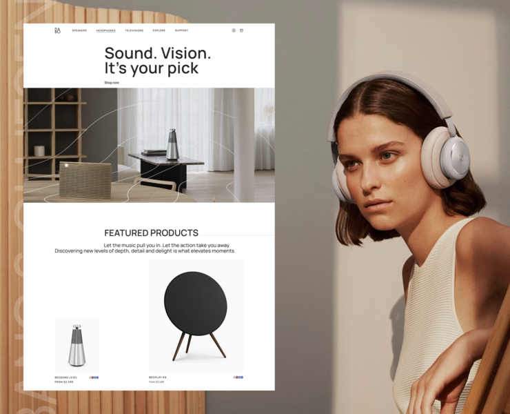 Bang&Olufsen | E-commerce redesign — Брендинг, Интерфейсы на Dprofile