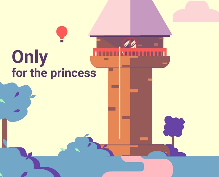 Only for the princess — Анимация на Dprofile