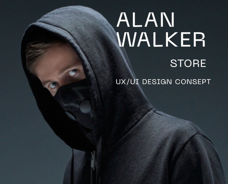 E-commerse I Alan Walker Store I UX / UI Design Concept — Интерфейсы, Маркетинг на Dprofile