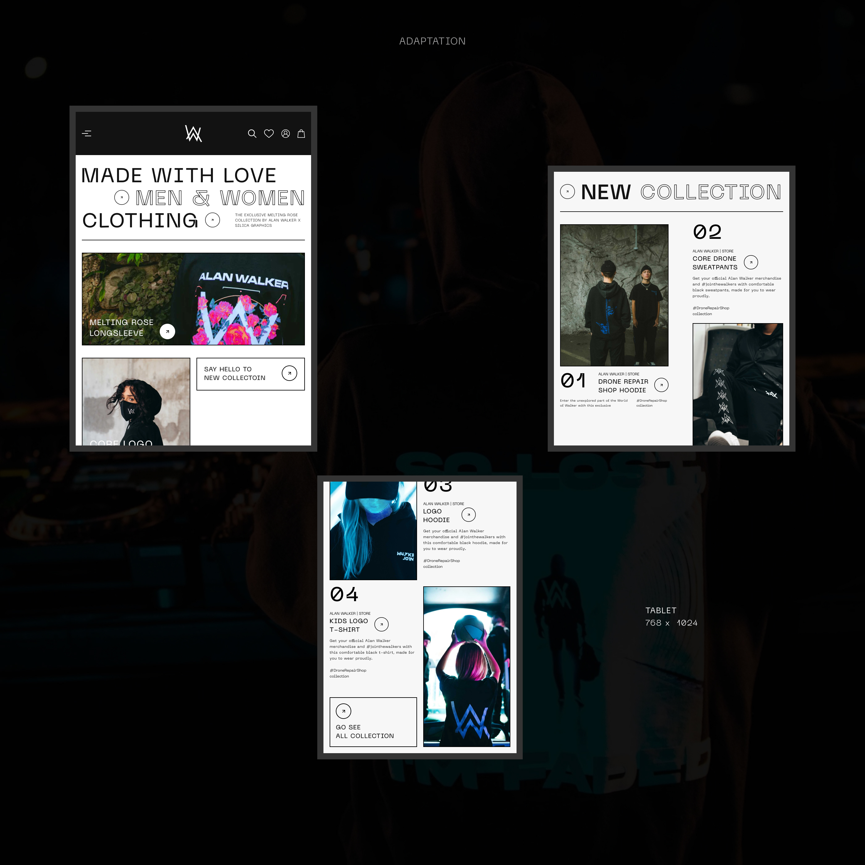 E-commerse I Alan Walker Store I UX / UI Design Concept — Изображение №7 — Маркетинг, Интерфейсы на Dprofile