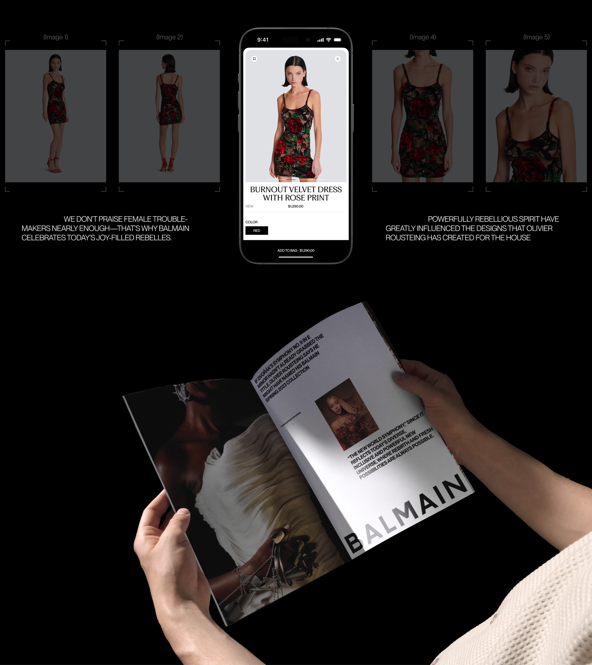 Balmain | E-commerce — Изображение №7 — Интерфейсы, Брендинг на Dprofile