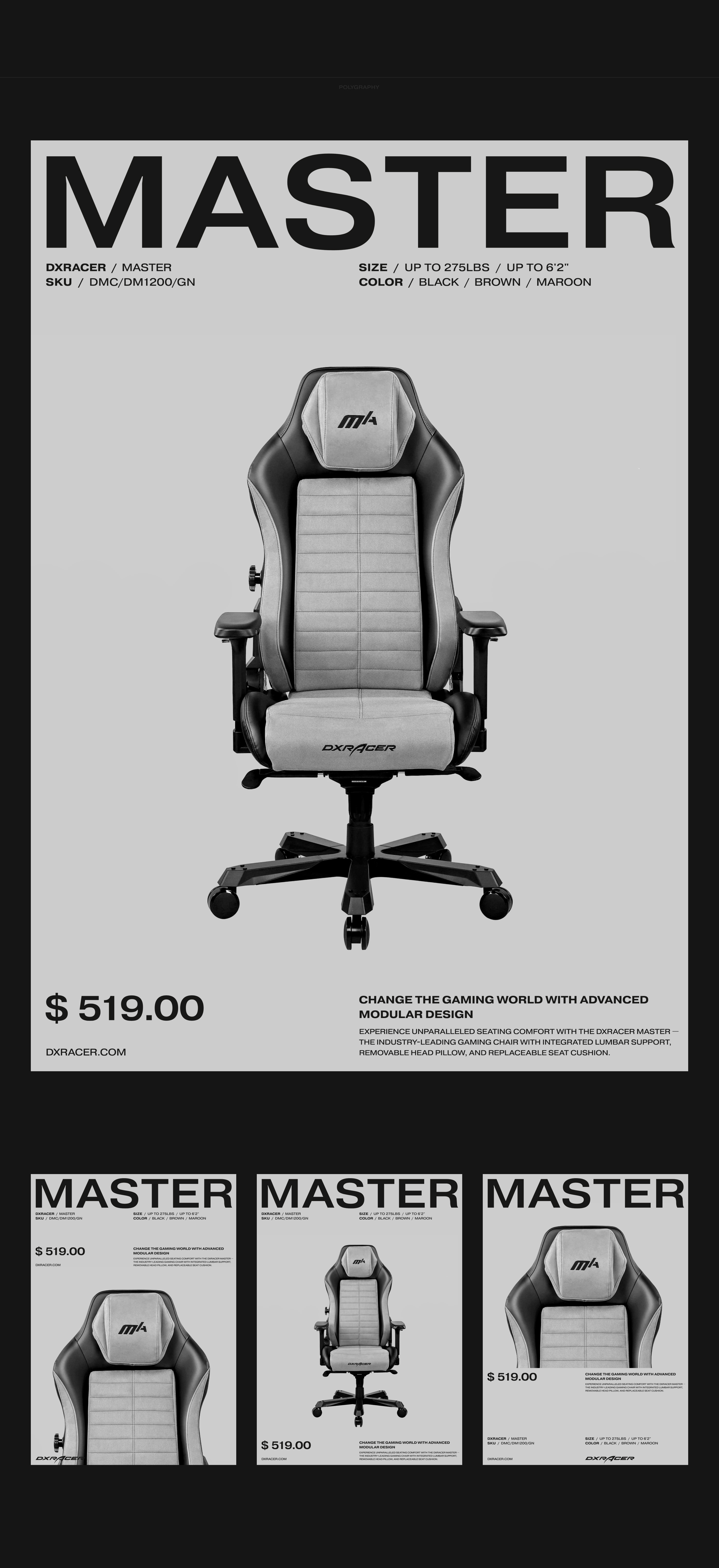DXRacer | Интернет-магазин — Изображение №7 — Интерфейсы, Анимация на Dprofile