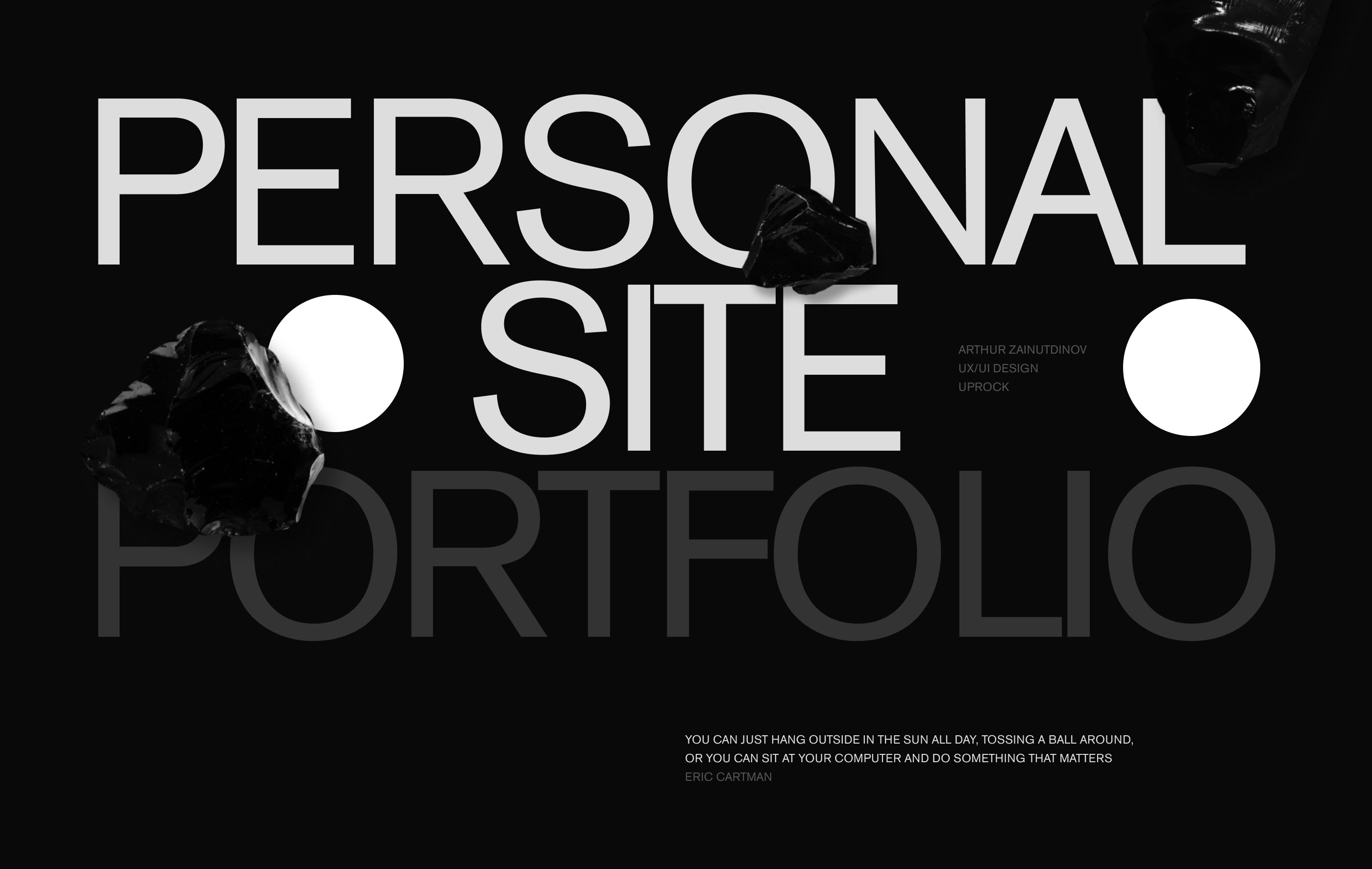 Сайт-портфолио — Изображение №1 — Интерфейсы на Dprofile