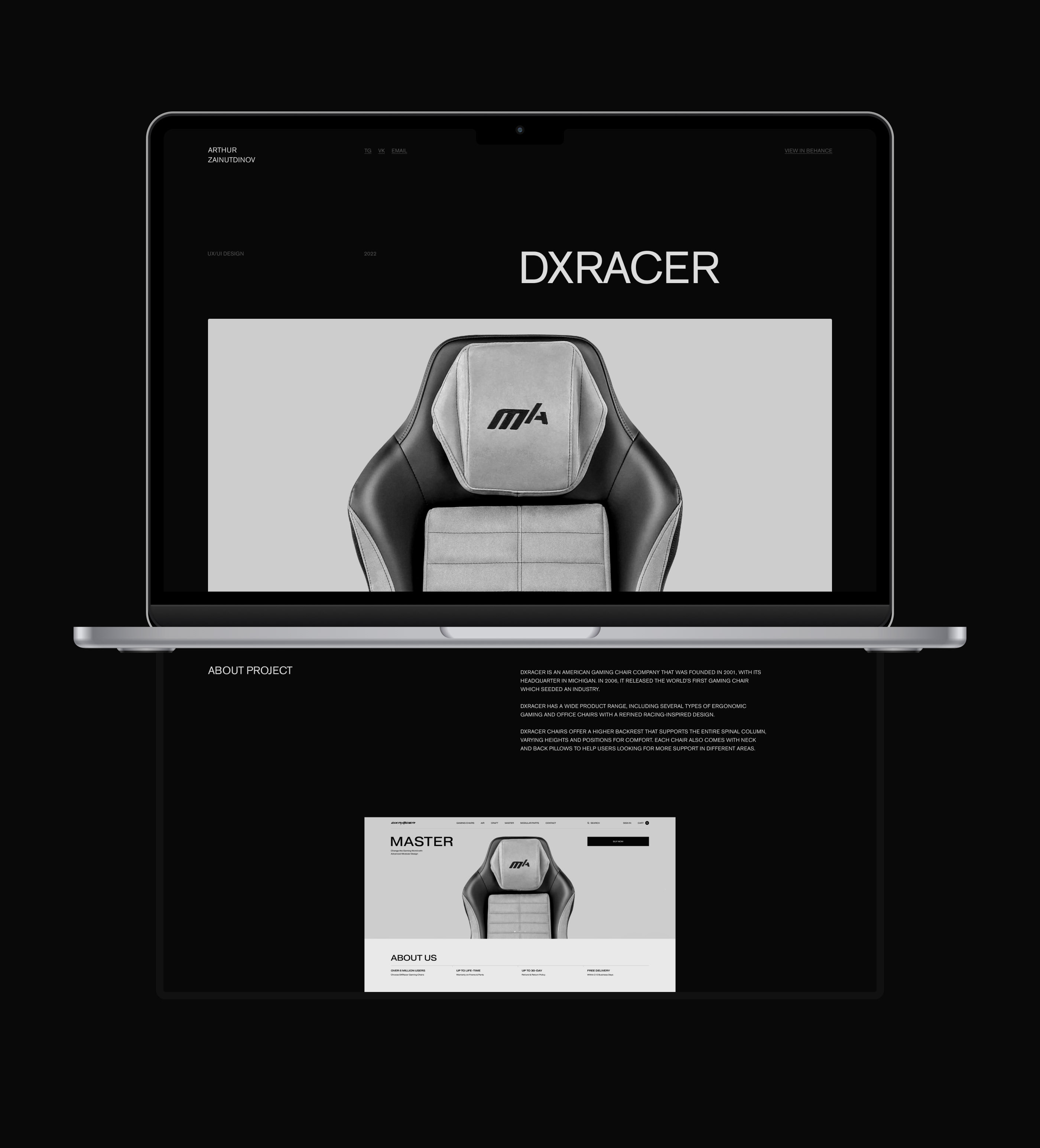 Сайт-портфолио — Изображение №8 — Интерфейсы на Dprofile