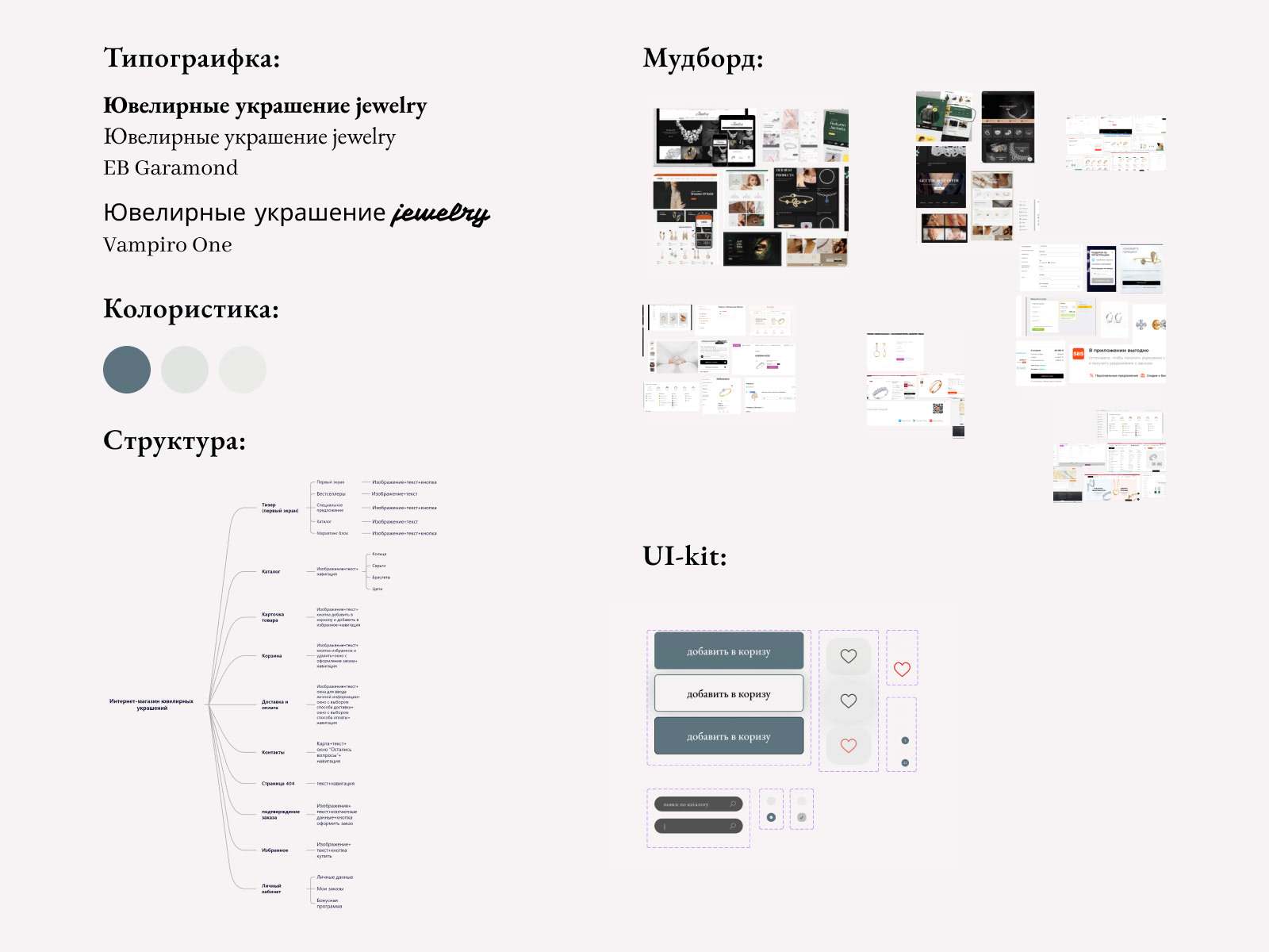 Интернет магазин ювелирных украшений — Изображение №2 — Интерфейсы на Dprofile