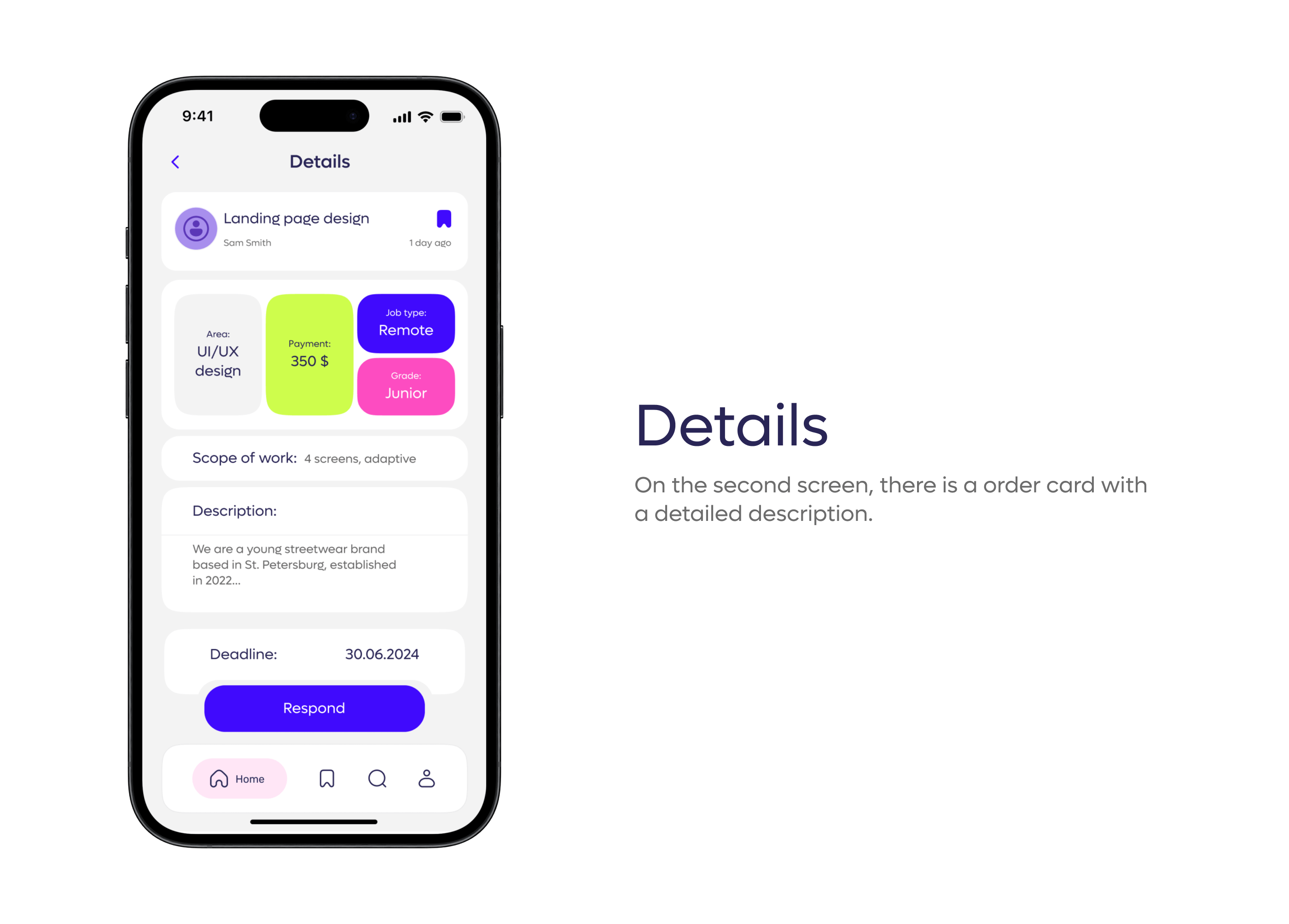 Artwork | Job found service | UX/UI design — Изображение №6 — Интерфейсы на Dprofile
