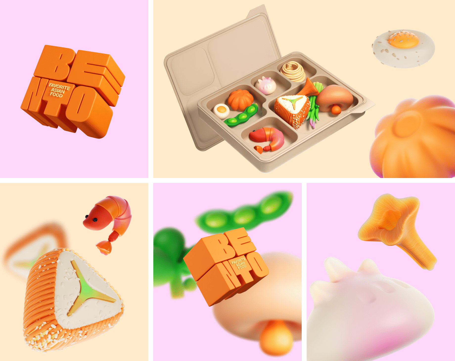 BENTO — asian cafe (concept) — Изображение №4 — Брендинг, Иллюстрация на Dprofile