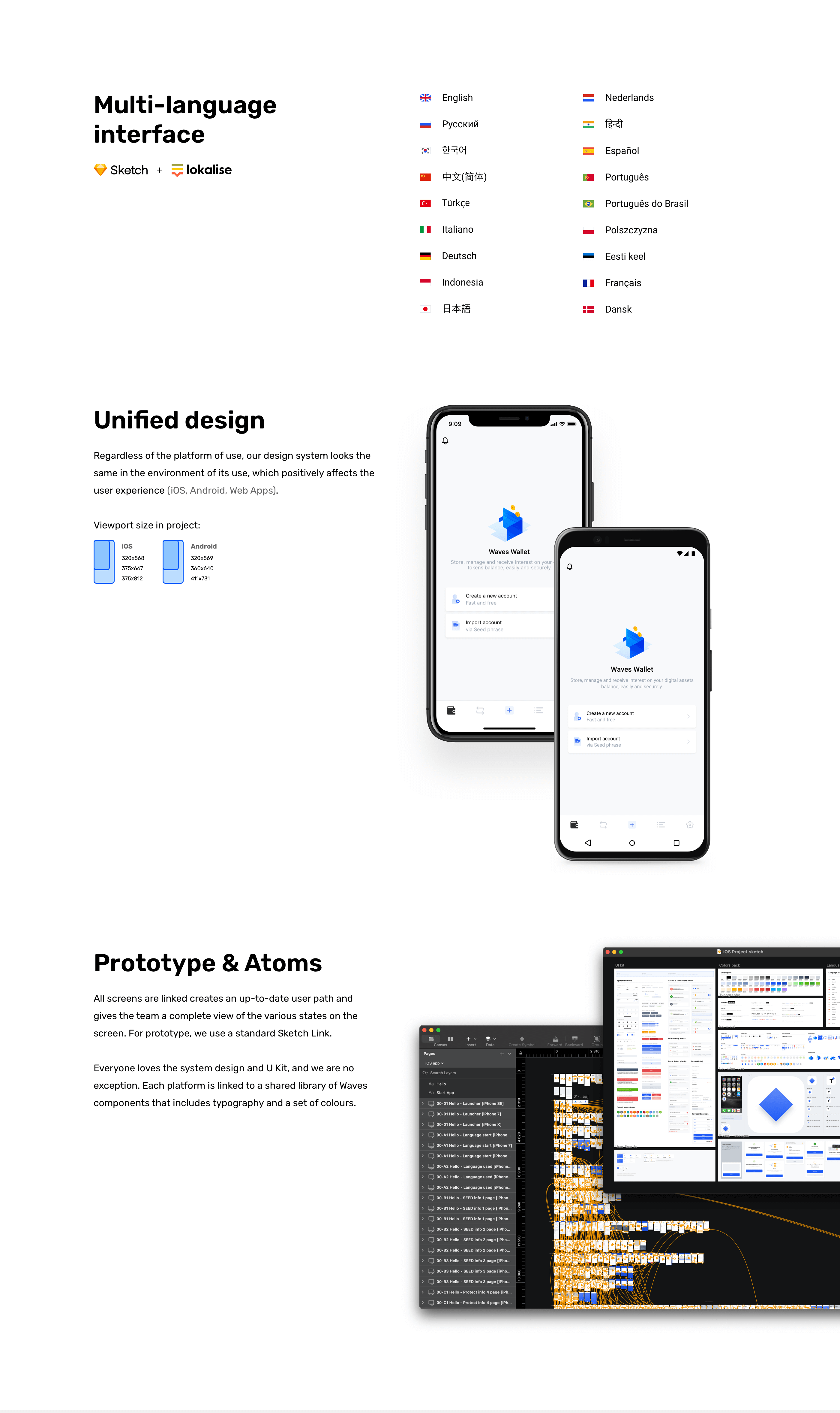 Waves Wallet 𐄂 Crypto App — Изображение №3 — Интерфейсы на Dprofile