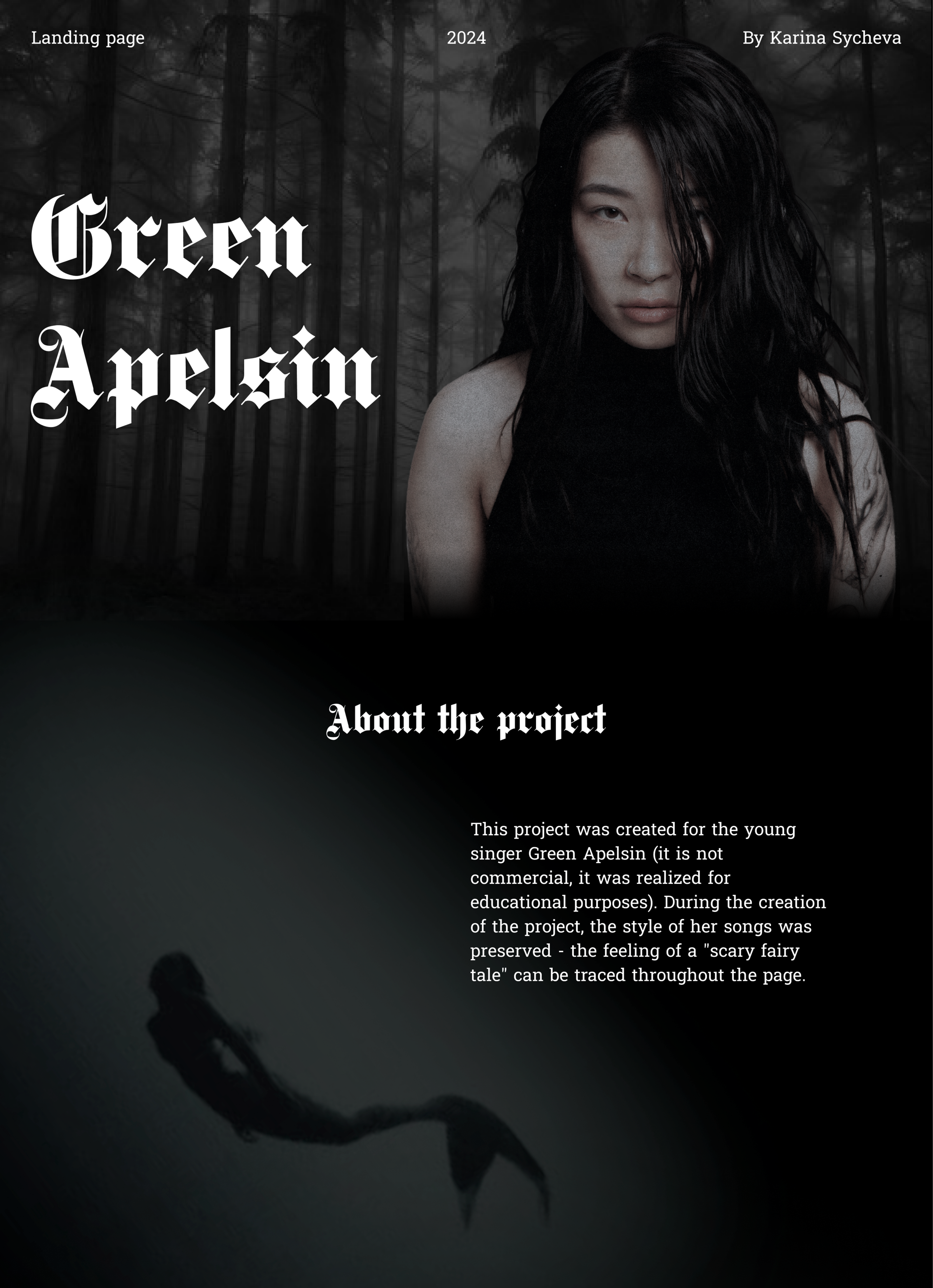 Green Apelsin / LANDING PAGE — Изображение №1 — Интерфейсы на Dprofile